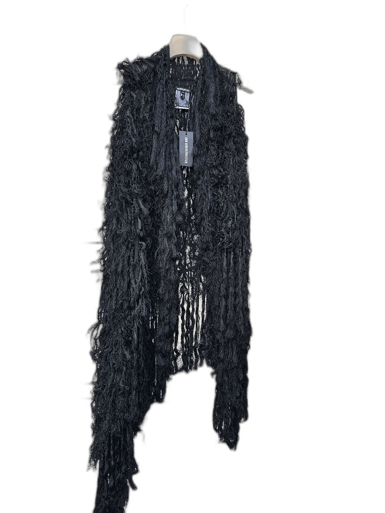 Ann Demeulemeester Ann Demeulemeester Women's Silk Shawl Vest Size ONE SIZE - 1 Thumbnail