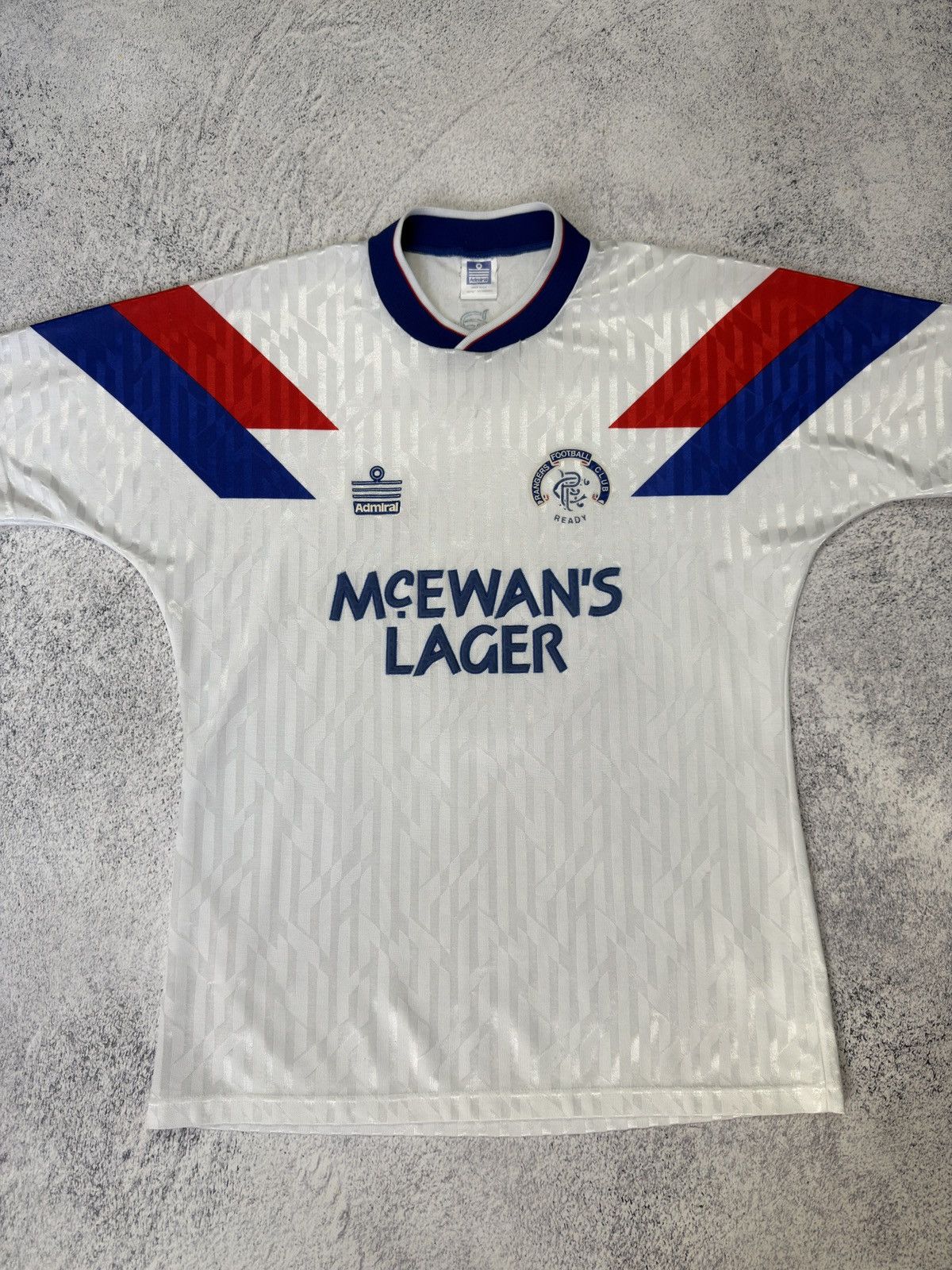 Vintage Vintage 1990/92 Rangers FC Away Football Jersey Admiral Size US M / EU 48-50 / 2 - 2 Thumbnail