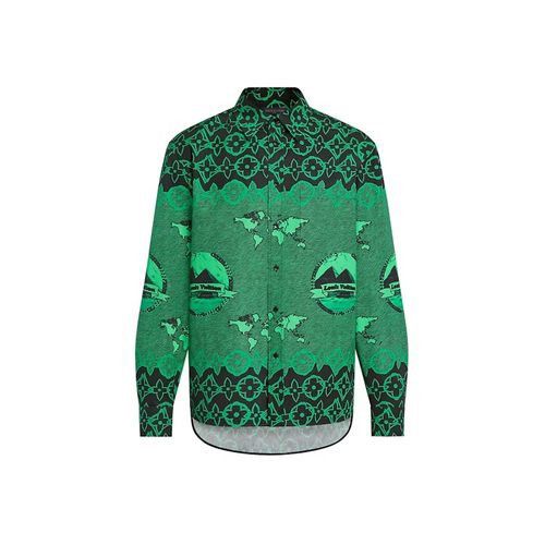 Louis Vuitton wax oversized print shirt Size US L / EU 52-54 / 3 - 1 Thumbnail