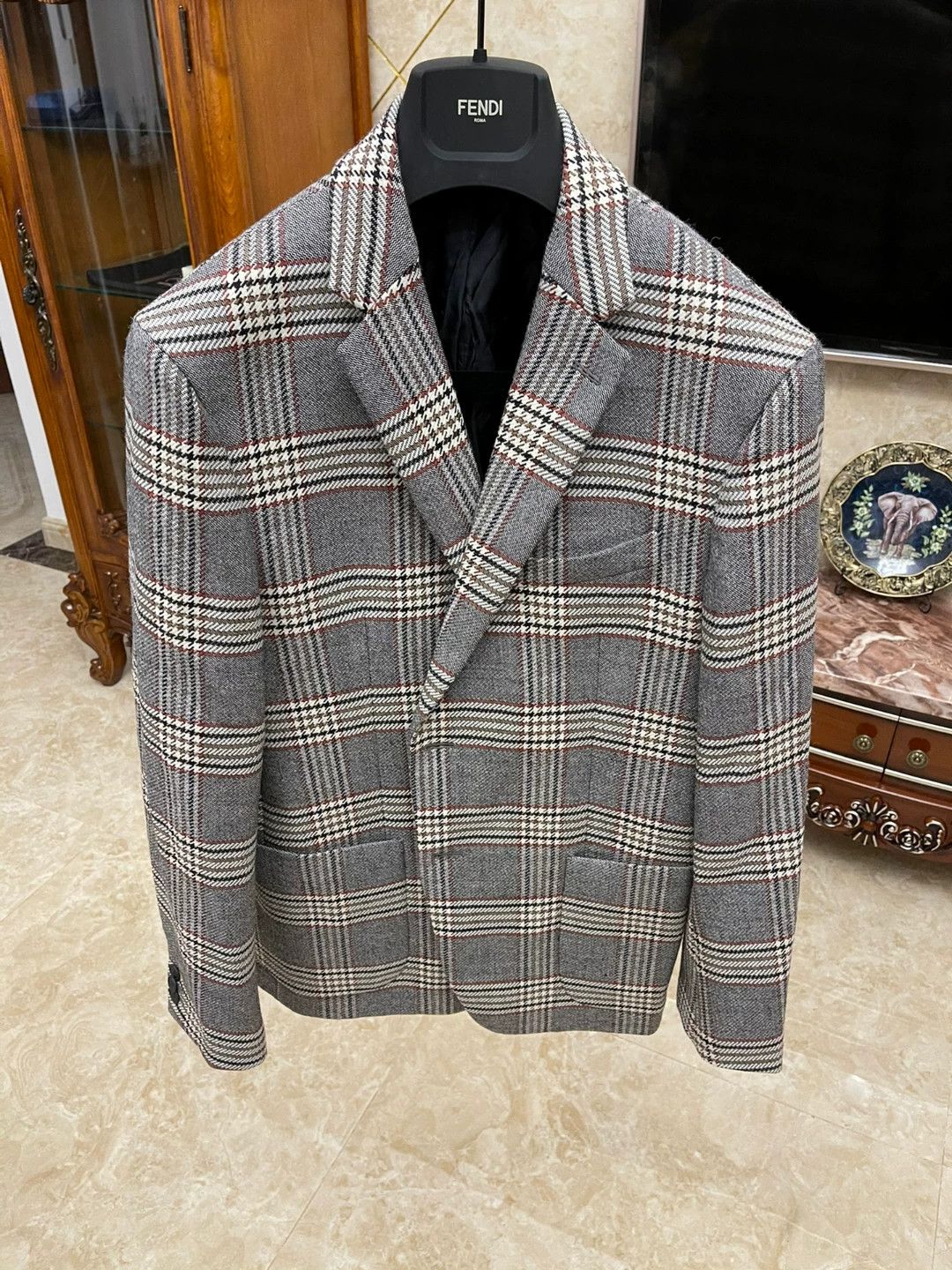 Fendi fendi men's casual wool blazer Size US M / EU 48-50 / 2 - 1 Thumbnail