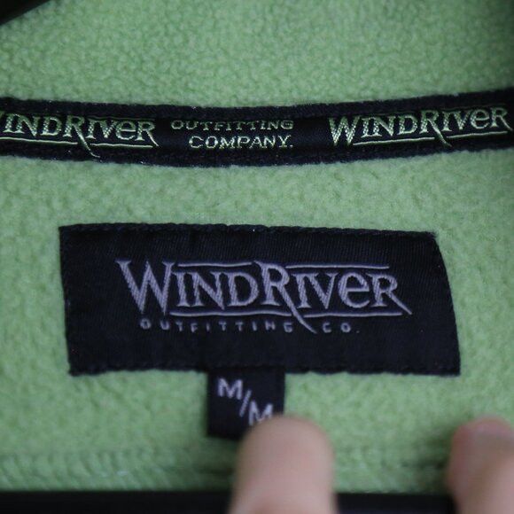 Windriver Vintage Windriver Full Zip Fleece Retro Neon Green Vest Size M / US 6-8 / IT 42-44 - 4 Thumbnail