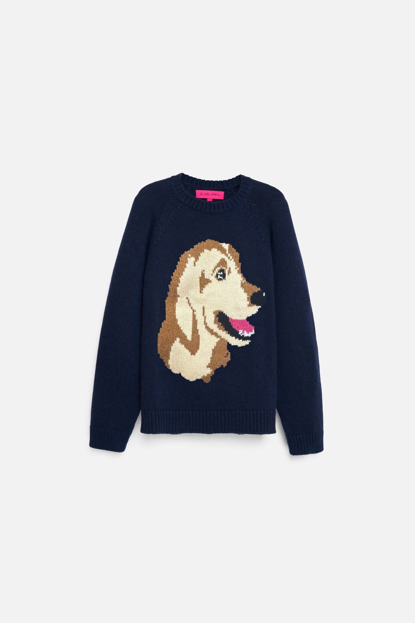 The Elder Statesman he Elder Statesman Retriever Raglan Sweater Navy Size US XL / EU 56 / 4 - 7 Thumbnail
