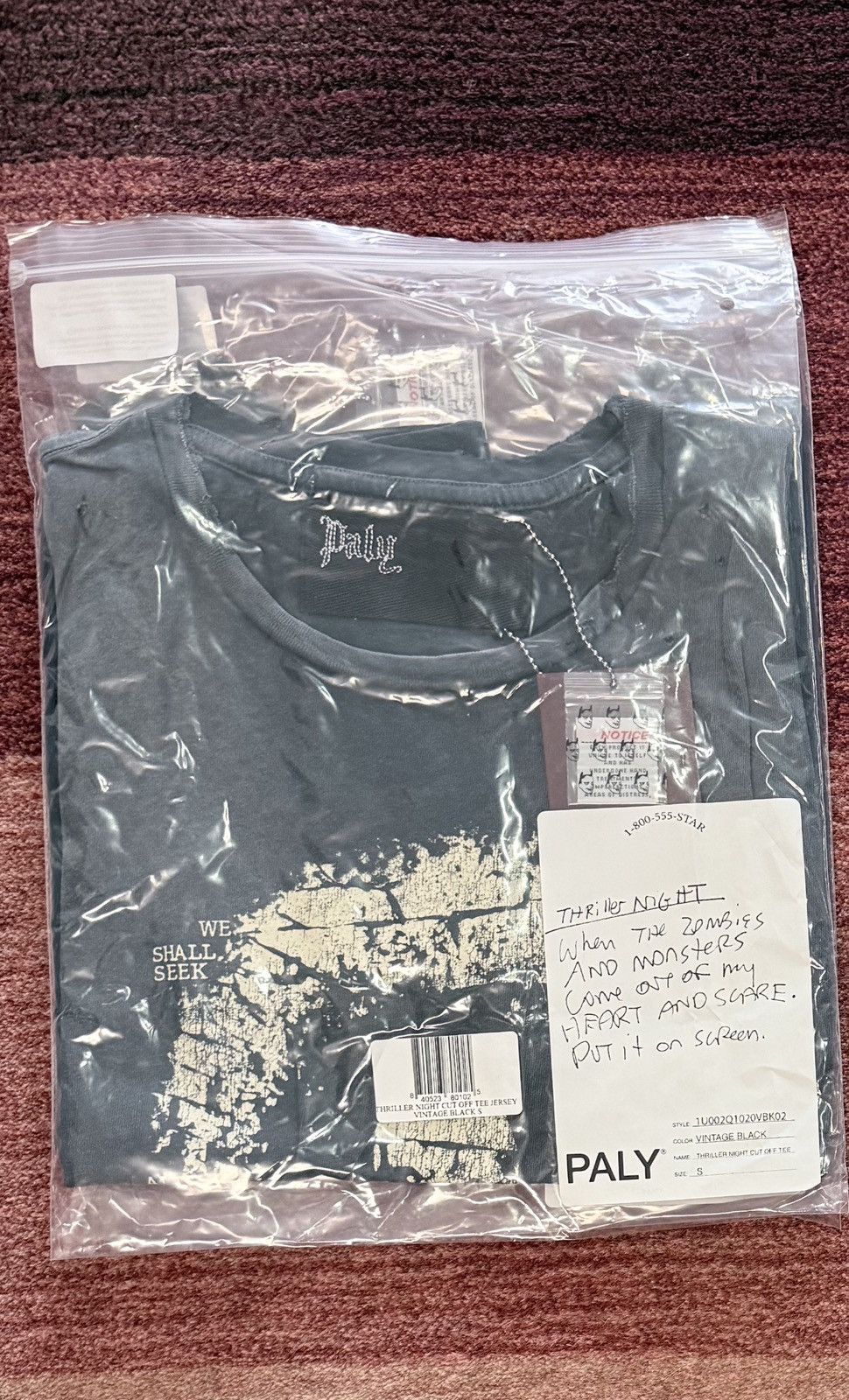 Thriller Night Cut Off Tee S