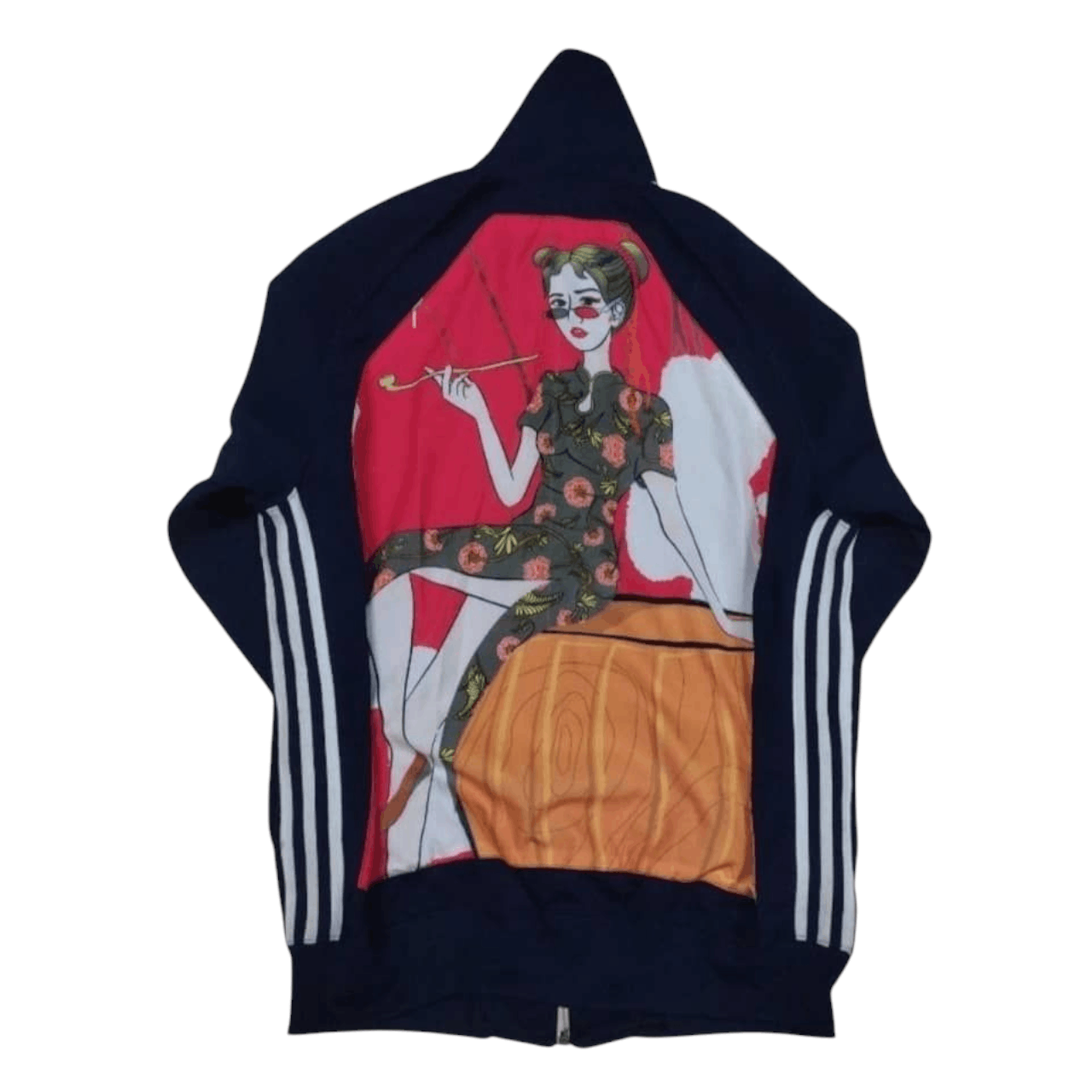 October's Very Own × Vintage Custom Cheongsam Girl Graphic Track Jacket Size US M / EU 48-50 / 2 - 1 Thumbnail