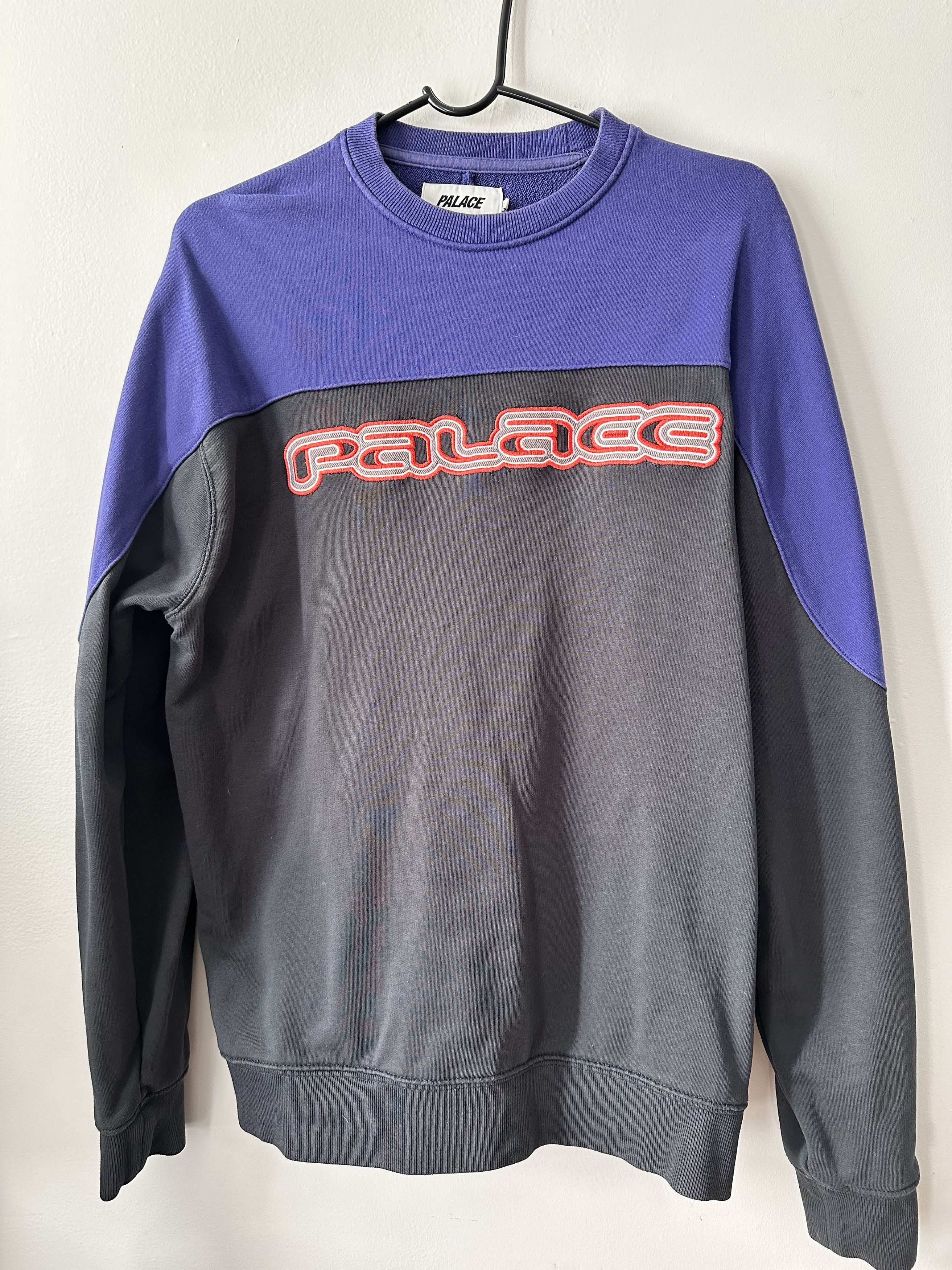 image of Palace Crew Neck in Purple Grey, Men's (Size XS)