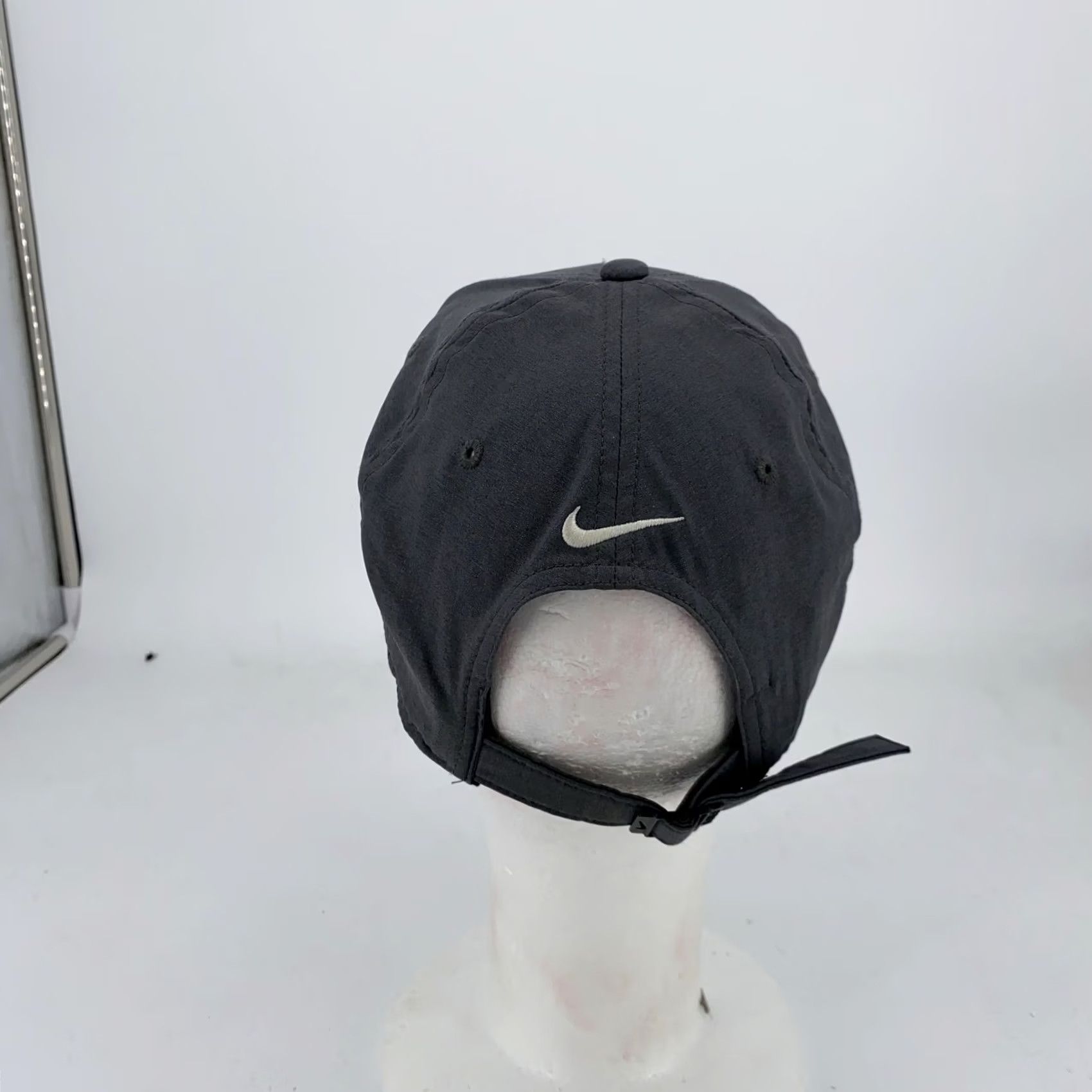 Nike Nike Hat Cap Strap Back Dri-FIT Legacy91 Lightweight Mens One Size Gray Adjustable Breast: breathable moisture-wicking microfiber baseball cap Size ONE SIZE - 3 Thumbnail