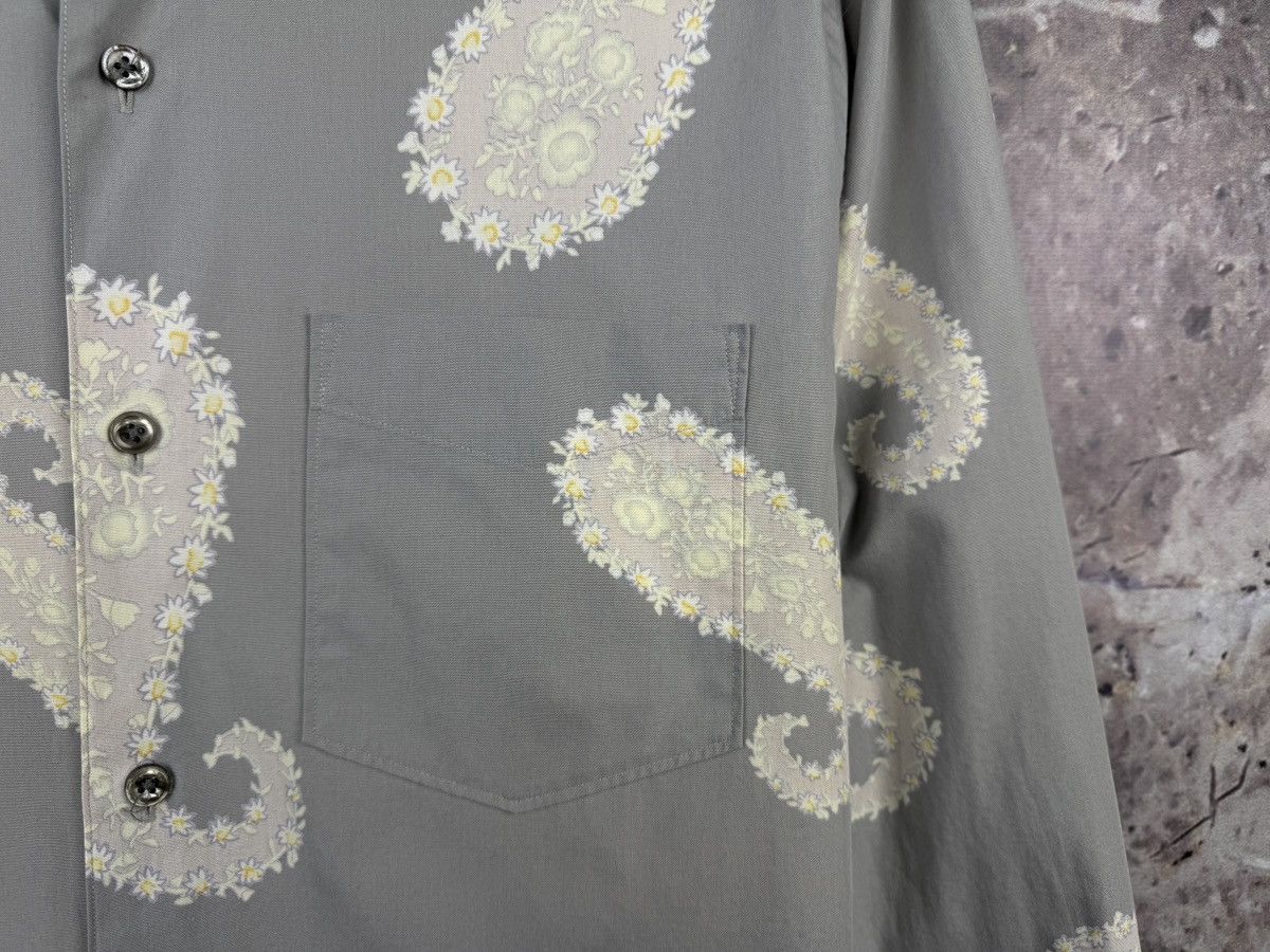 Club Monaco Club Monaco Paisley Button Up Shirt Gray Casual Men’s Size US M / EU 48-50 / 2 - 5 Thumbnail