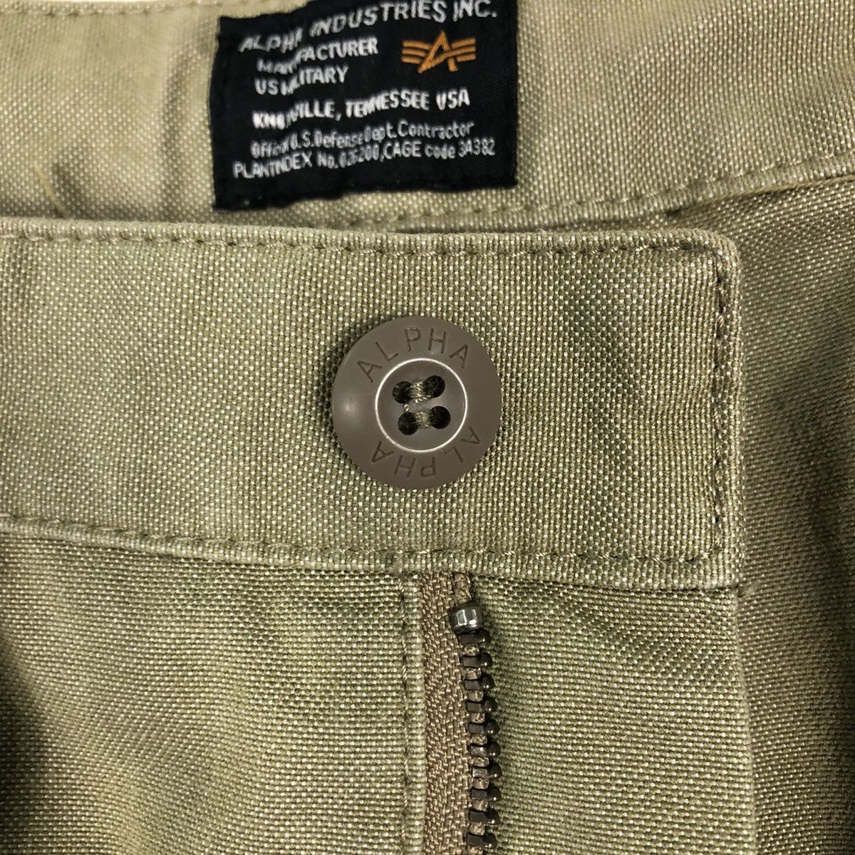 Alpha Industries 🔥Cropped Biker Pants Cargo Alpha Industries Pocket Bondage Size US 42 / EU 58 - 12 Thumbnail
