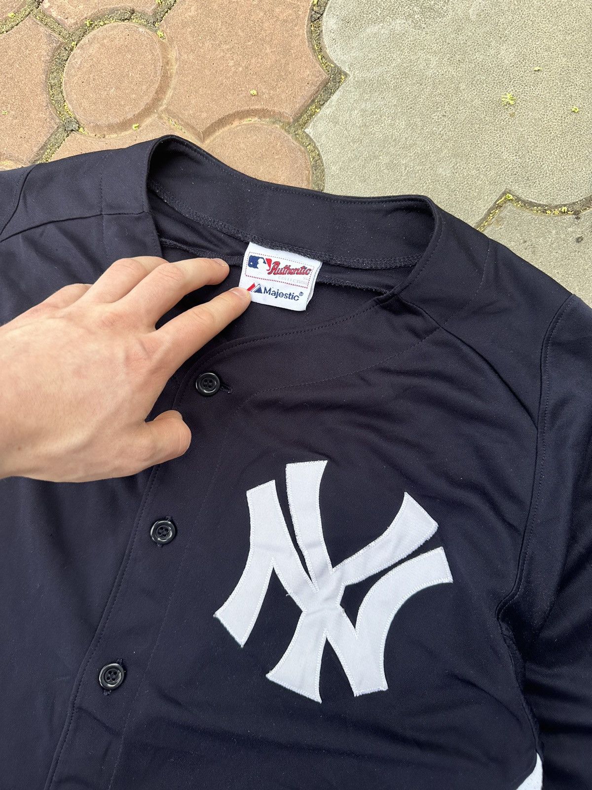 MLB Vintage New York Yankees Jersey MLB Embroidered Size US M / EU 48-50 / 2 - 3 Thumbnail