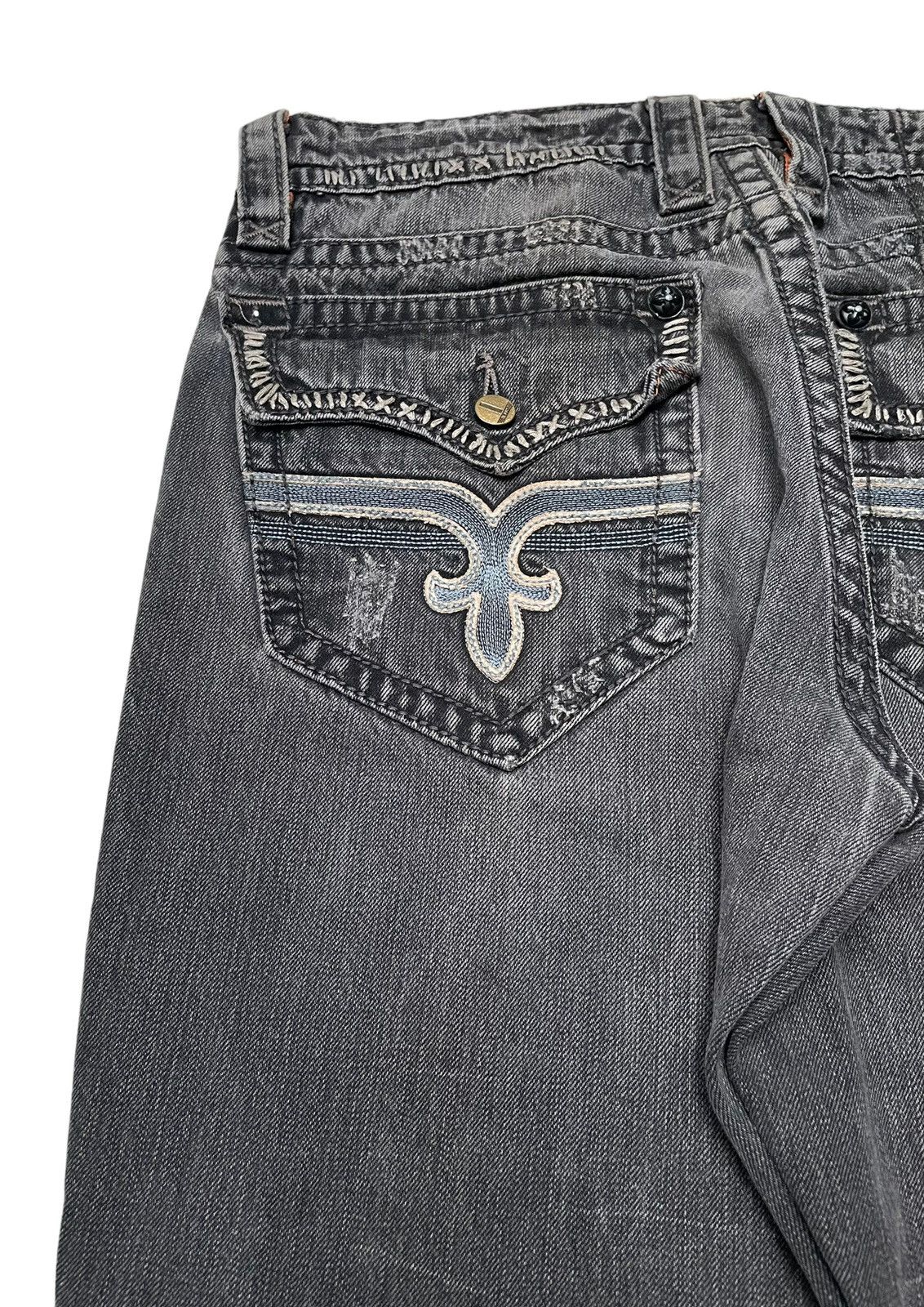 Designer × Rock Revival × Vintage Vintage Brand Rock Revival Flared Jeans 2000s Size US 35 - 9 Thumbnail