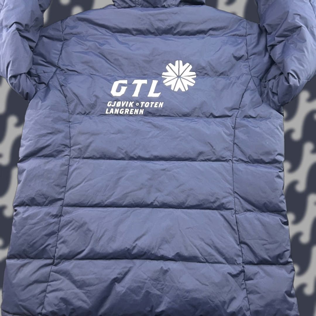 Vintage Bjorn Daehlie Goose Down Mens Jacket XL Hooded XC Blue Thermal Puffer Ski Winter Jacket Size US XL / EU 56 / 4 - 1 Thumbnail