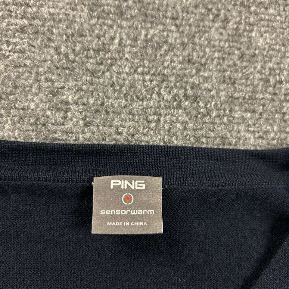 PING Ping Sweater Mens XXL V-Neck Golf Sensor Warm Merino Wool Size US XXL / EU 58 / 5 - 3 Thumbnail