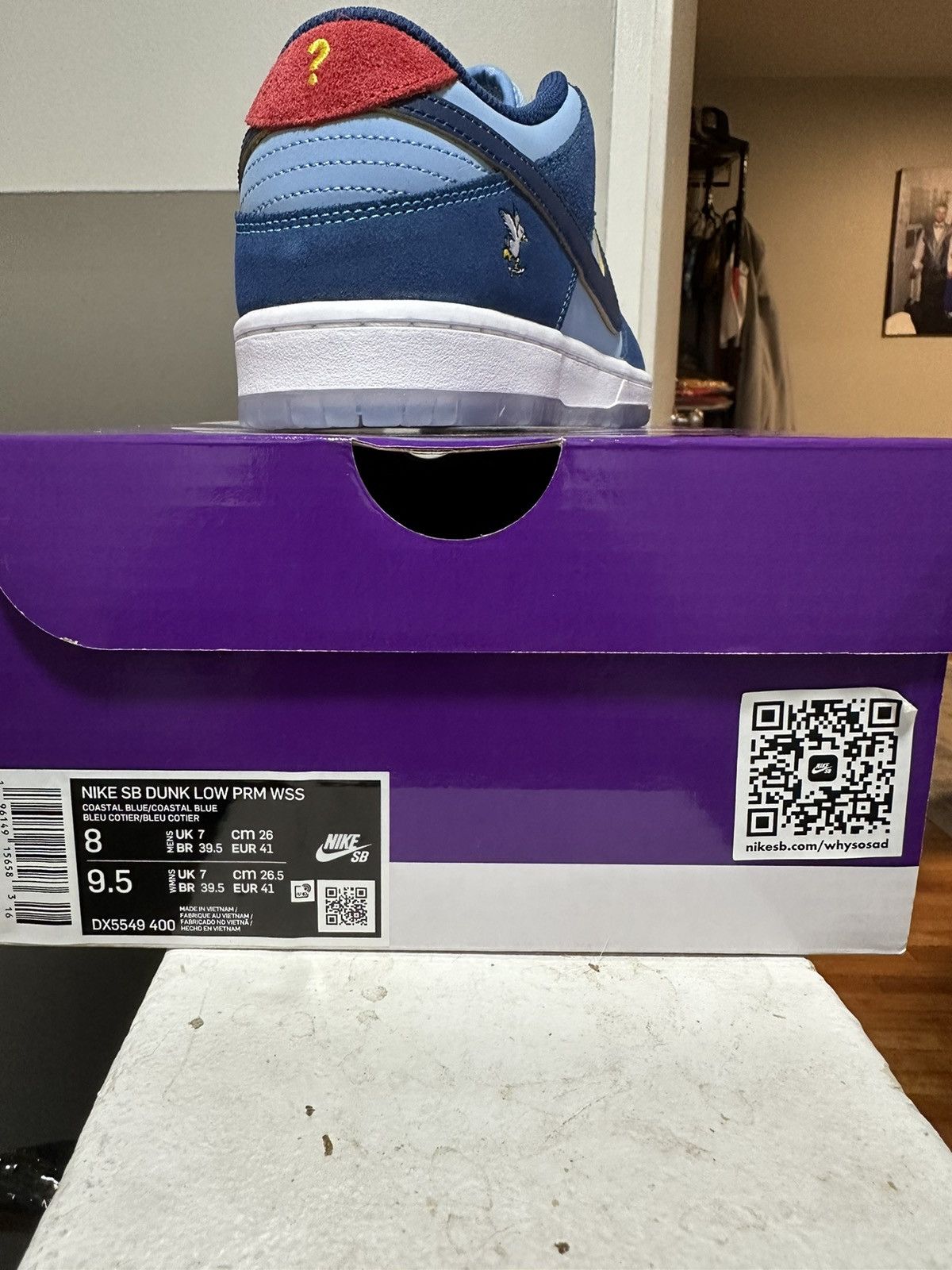 Nike Nike SB Dunk Low Why So Sad Size US 8 / EU 41 - 3 Thumbnail