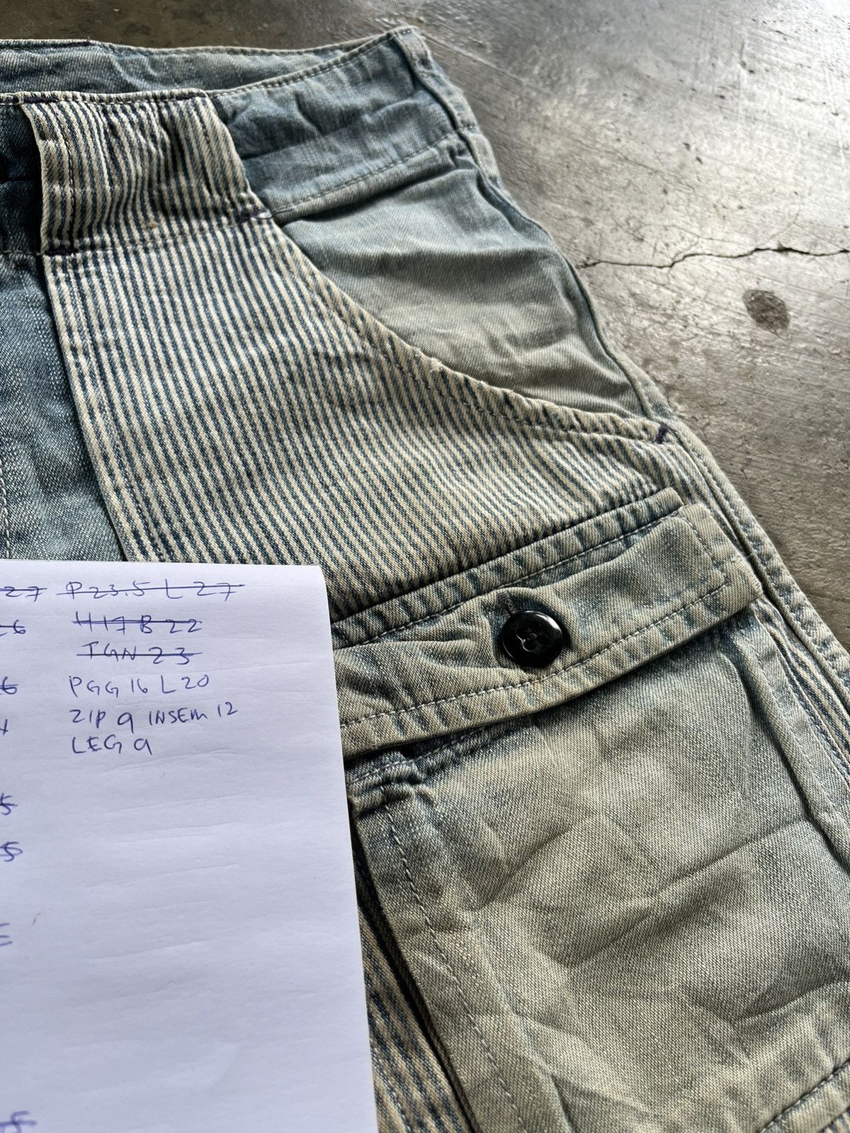 Blue Blue Japan × Japanese Brand × Vintage 🔥Blue Blue Japan Bushpants Custom Shorts Denim Pants Size US 31 - 9 Thumbnail