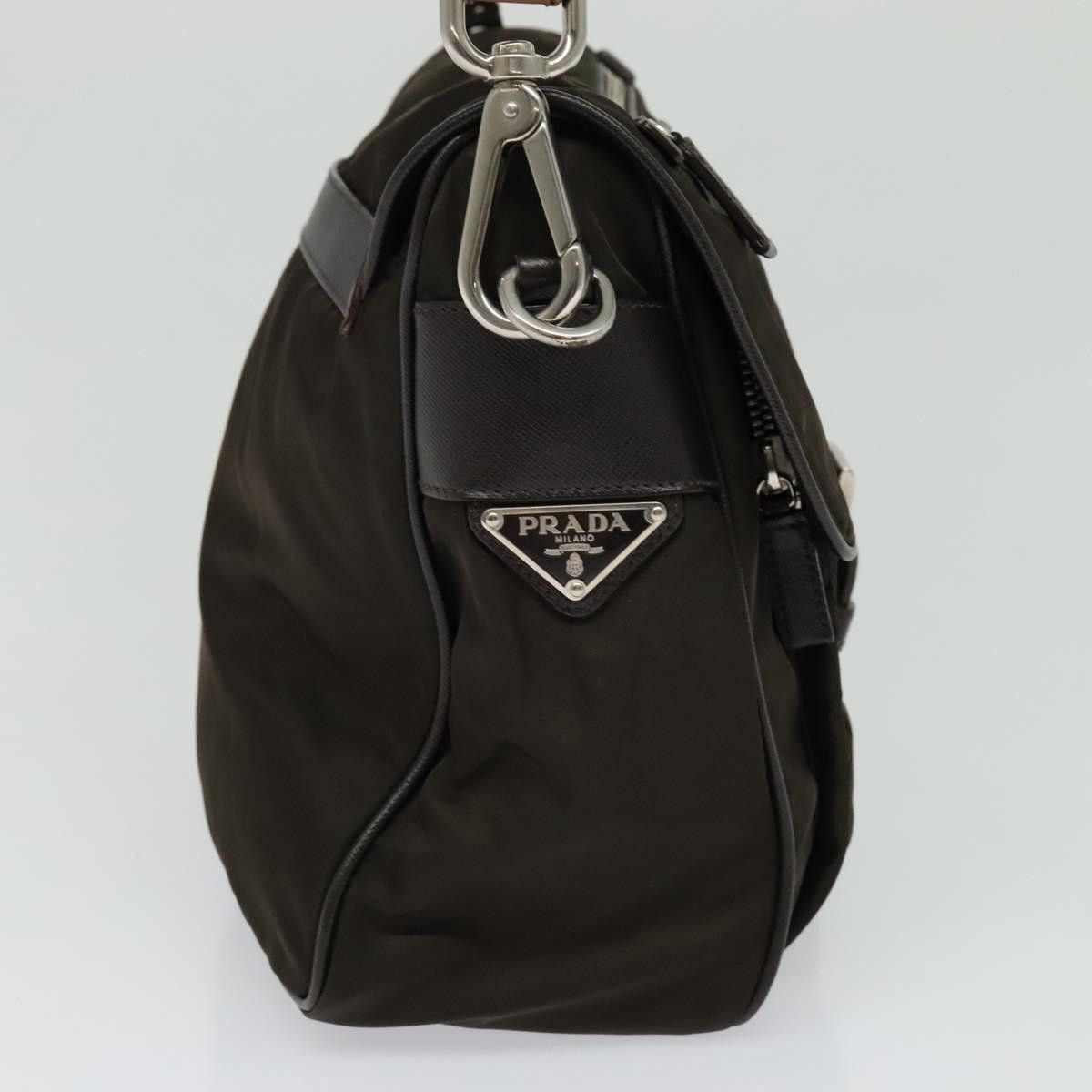 Prada PRADA Shoulder Bag Nylon Khaki Silver Size ONE SIZE - 4 Thumbnail