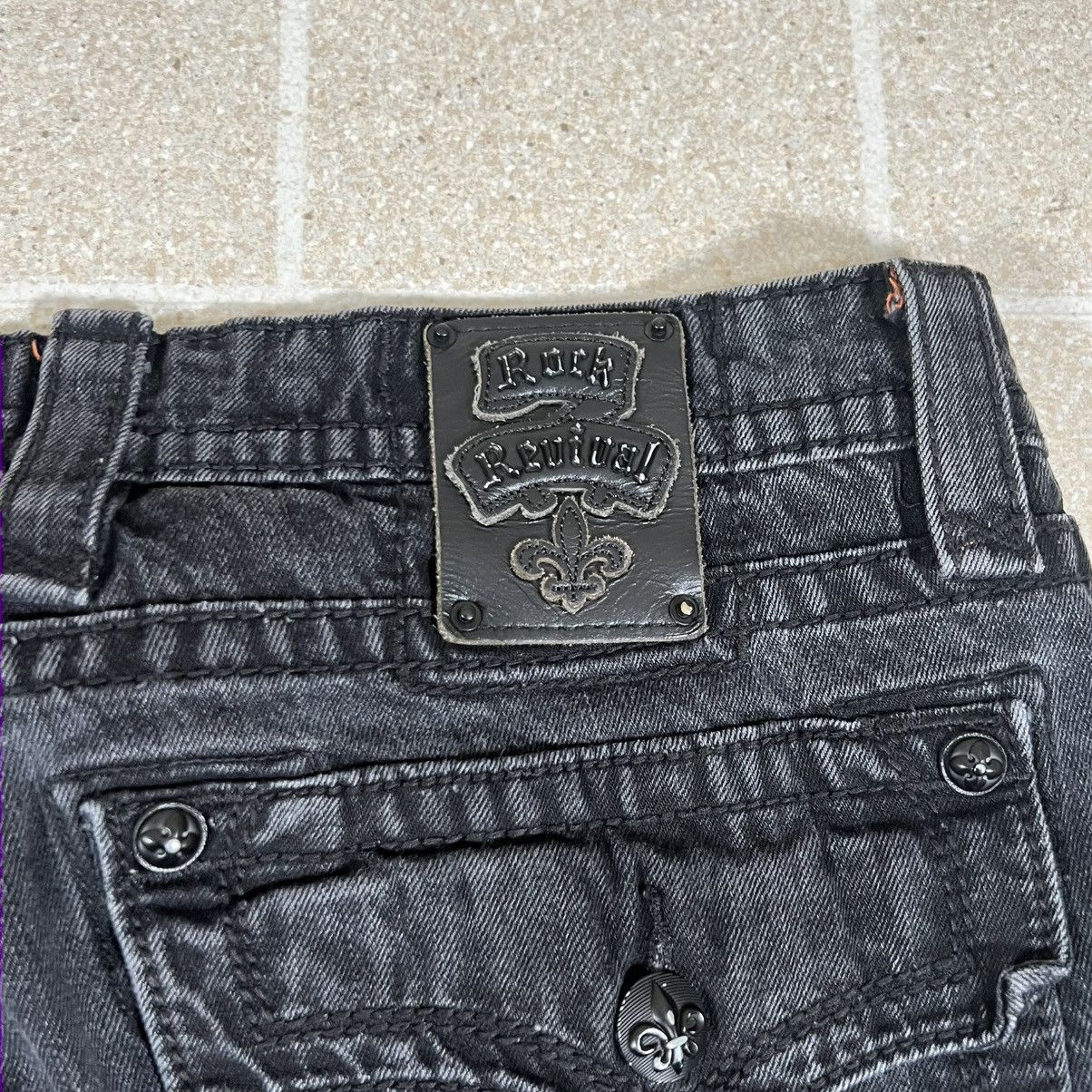 Rock Revival Rock Revival Mens Black Jean Sz 40 Steven Straight Denim Y2K Size US 40 / EU 56 - 3 Thumbnail