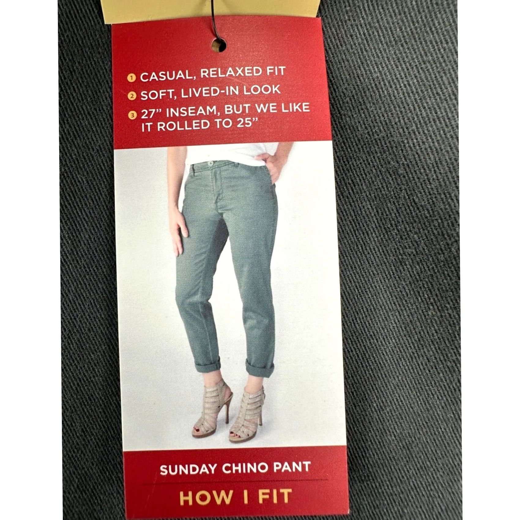 Vintage Woolrich Sunday Chino Pants Womens 8 Gray Flat Front Straight Leg Relaxed Mid Rise Casual Workwear Pants Size 30" / US 8 / IT 44 - 7 Thumbnail