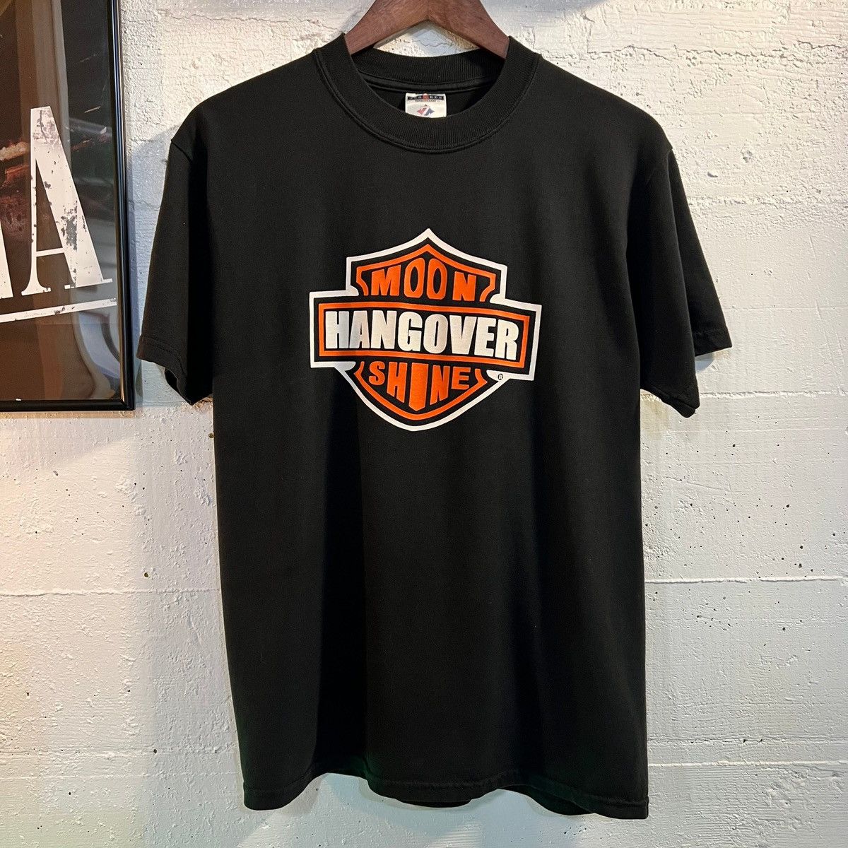 Band Tees Vintage 2000’s Moonshine Hangover Harley Parody T-Shirt Med Size US M / EU 48-50 / 2 - 1 Thumbnail