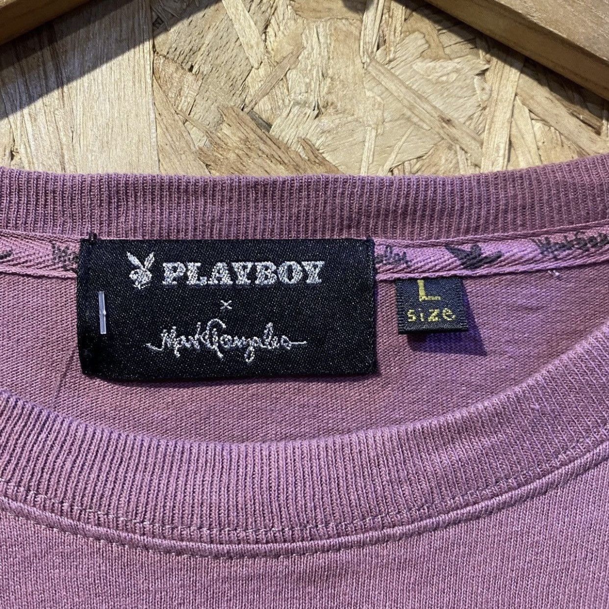 Playboy RARE Mark Gonzales x Playboy Archive Spellout Long Sleeve Size US L / EU 52-54 / 3 - 5 Thumbnail