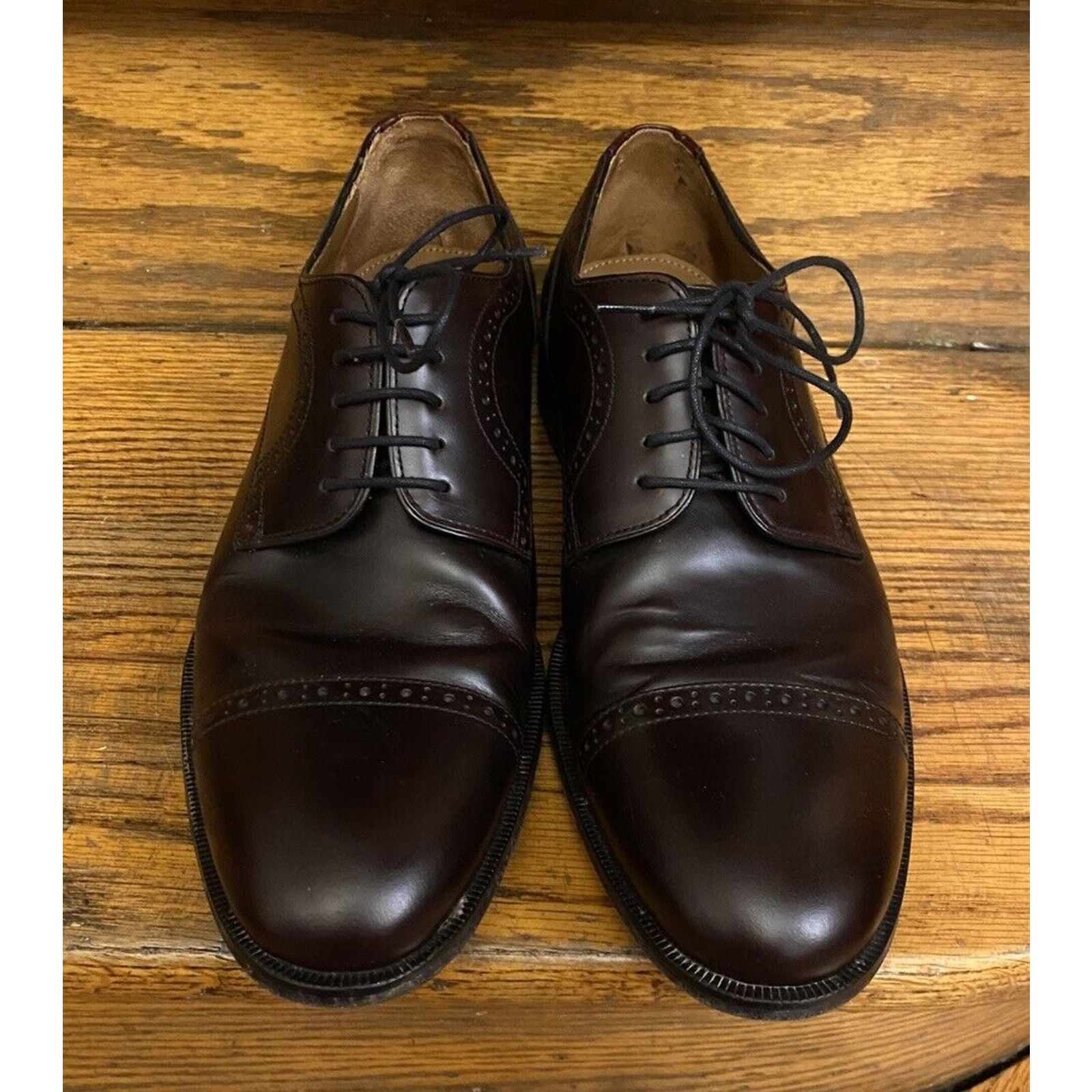 Johnston & Murphy J Murphy Johnston & Murphy Shoes Mens 8.5 M Oxford Leather Size US 8.5 / EU 41-42 - 2 Thumbnail