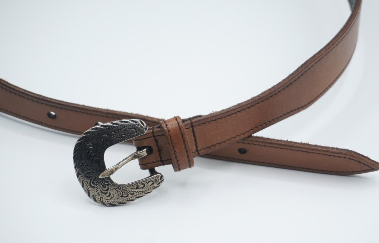 Saint Laurent Paris SAINT LAURENT By HEDI SLIMANE F/W 2014 Western Belt 85 Size 32 - 3 Thumbnail