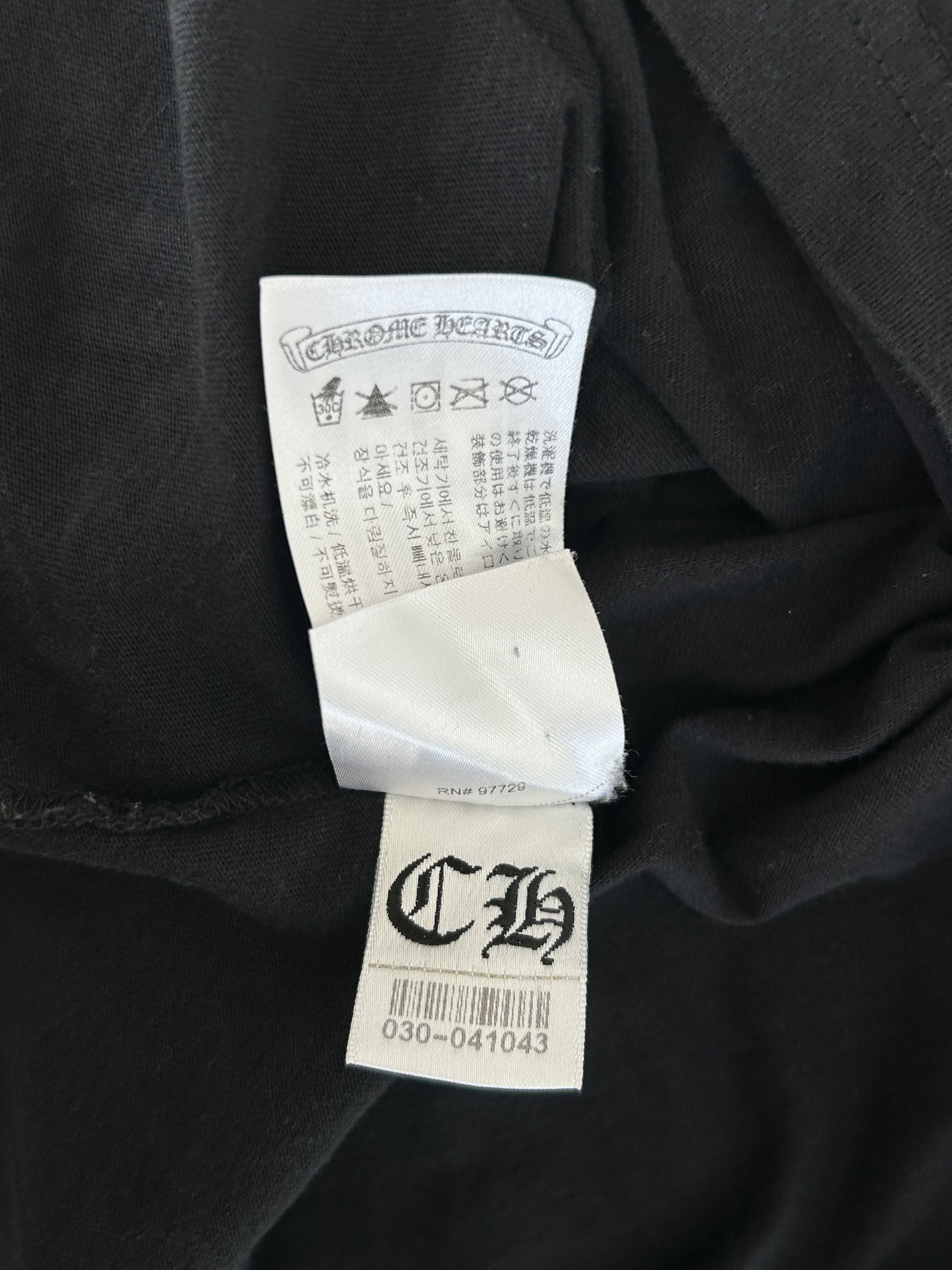 Chrome Hearts Chrome Hearts Black Racing Stripes Longsleeve T-Shirt Size US S / EU 44-46 / 1 - 7 Thumbnail