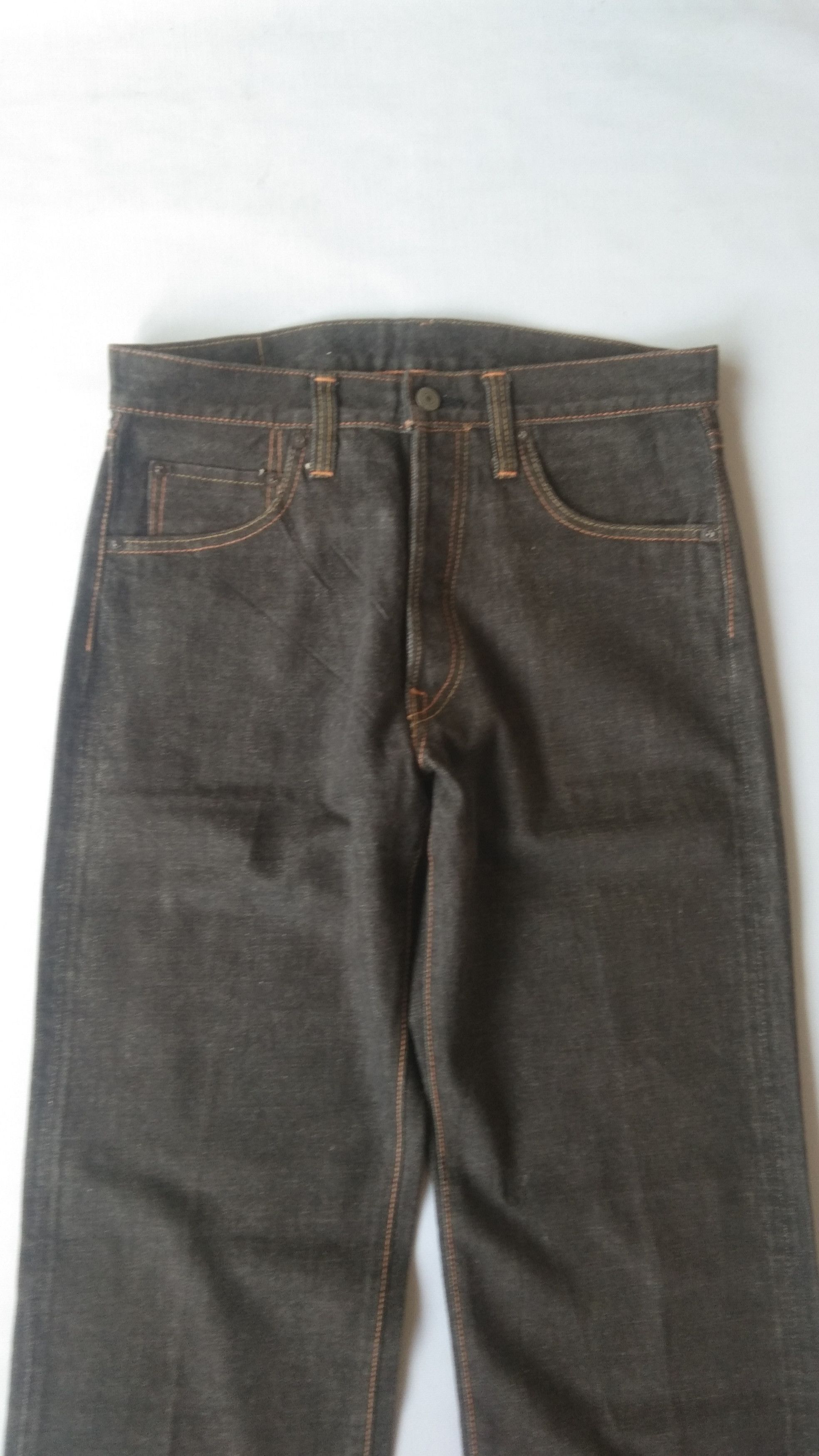 Japanese Brand Ganas selved black jeans Size US 31 - 3 Thumbnail