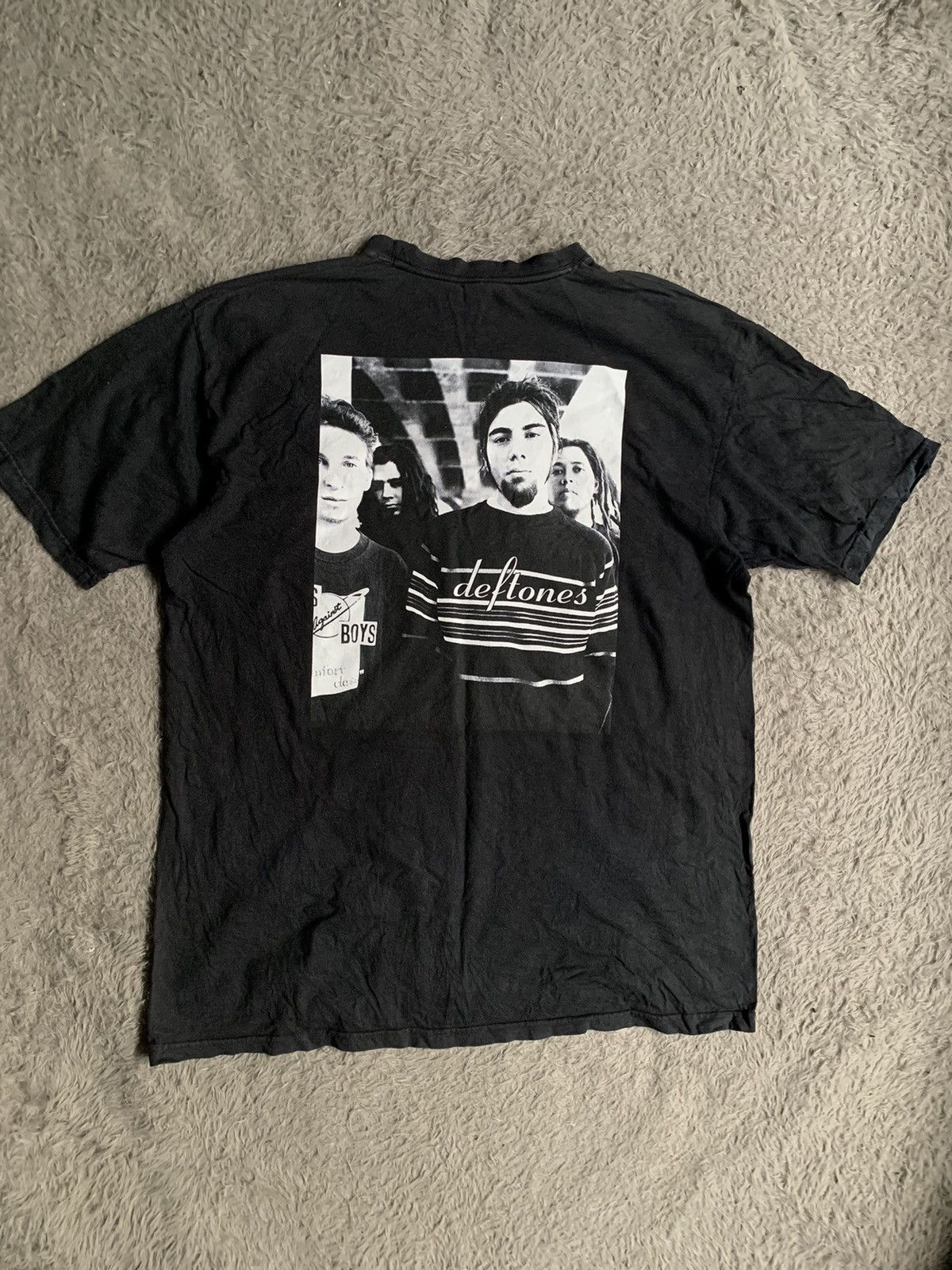 Band Tees Vintage Bootleg Late 90s Deftones Dickies Logo Tee Size US XL / EU 56 / 4 - 7 Thumbnail