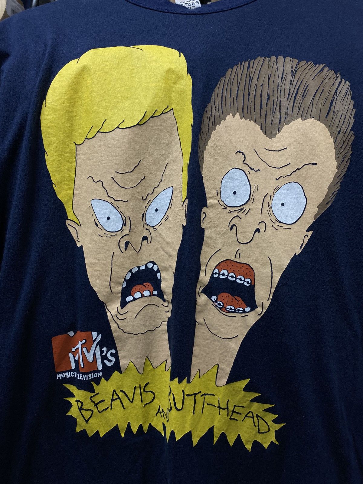Mtv × Vintage Vintage 90’s Beavis & Butthead MTV Tee Shirt Medium Size US M / EU 48-50 / 2 - 2 Thumbnail