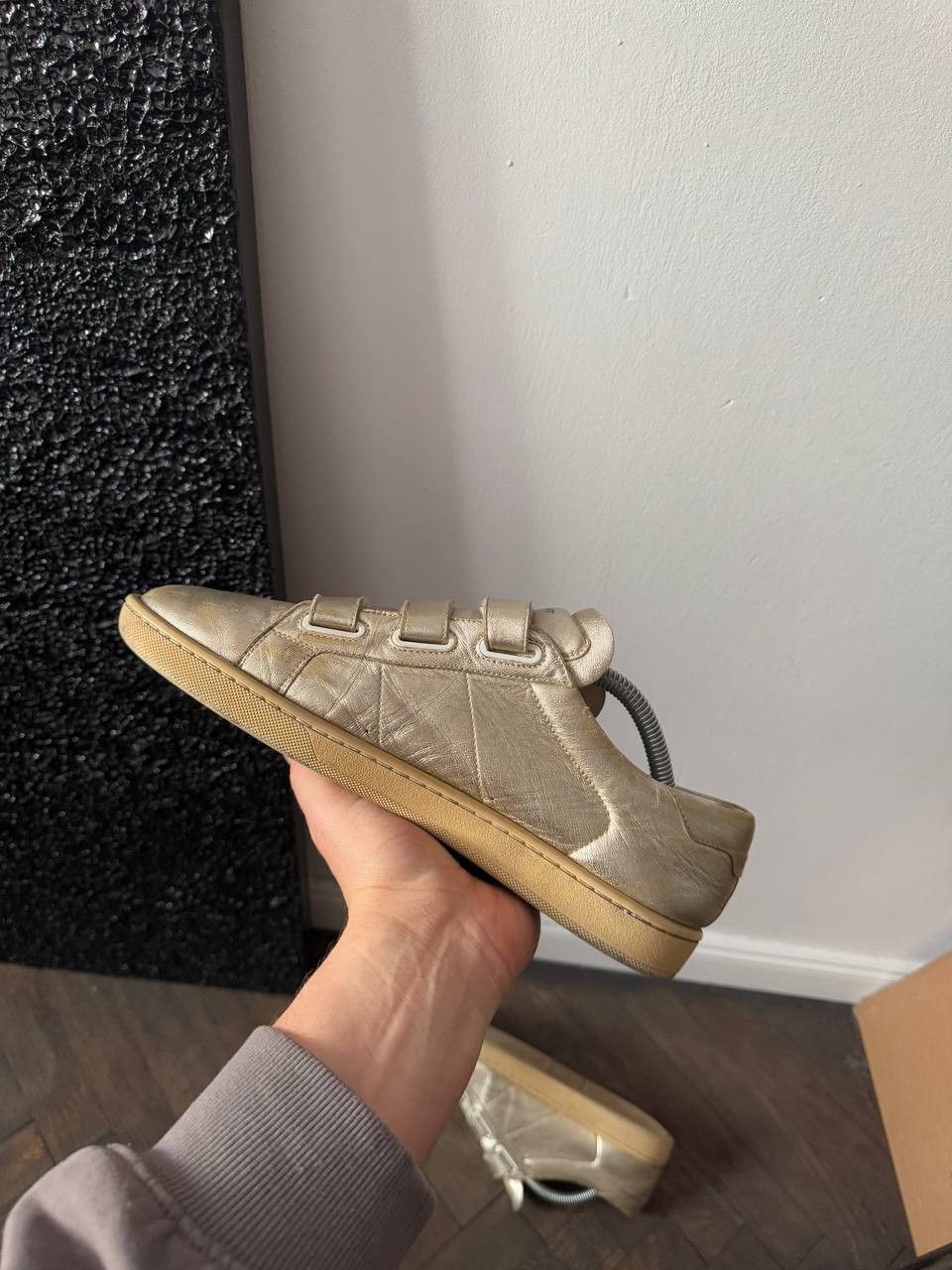 Hedi Slimane × Saint Laurent Paris SLP SL/11 Velcro Archive Hedi Slimane Archive rare LGB Size US 8 / EU 41 - 5 Thumbnail