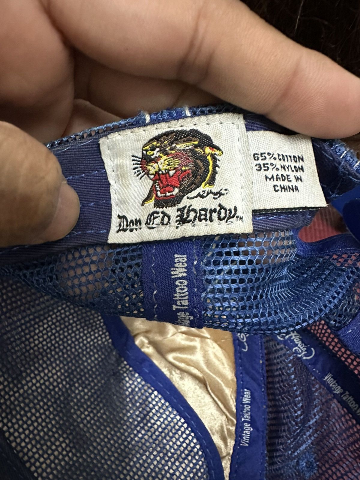 Ed Hardy Ed Hardy Cap by Christian Audigier Skull Eagle Snake Tattoo Size ONE SIZE - 11 Thumbnail