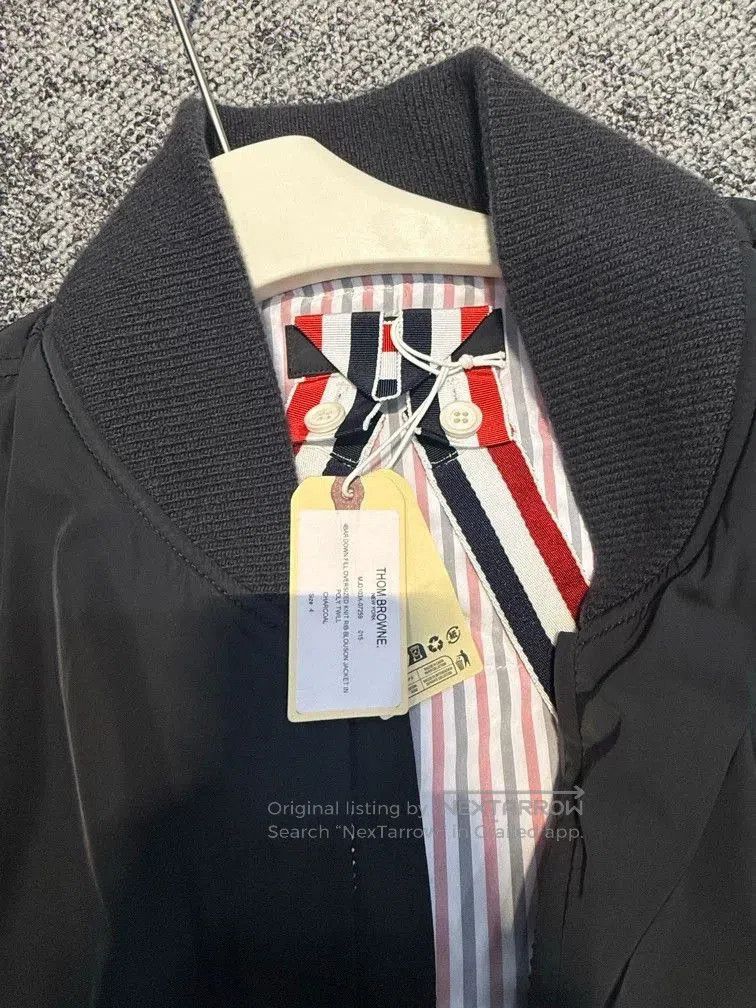 Thom Browne Thom Browne Stripe Sleeve Down Jacket. Size US XL / EU 56 / 4 - 2 Thumbnail
