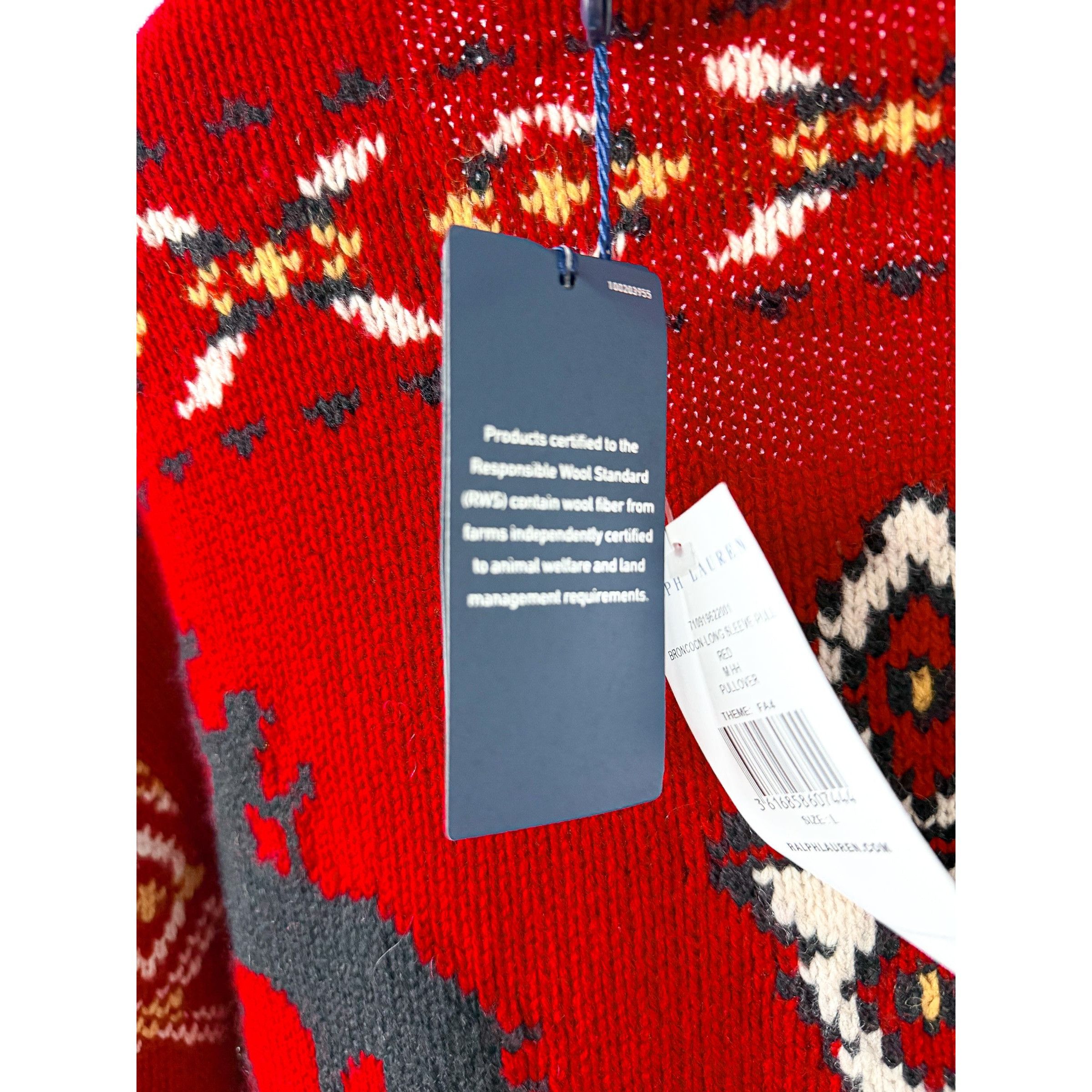 Polo Ralph Lauren Ralph Lauren Polo Wool Blend Chunky Knit Western Fair Isle S Size US L / EU 52-54 / 3 - 11 Thumbnail