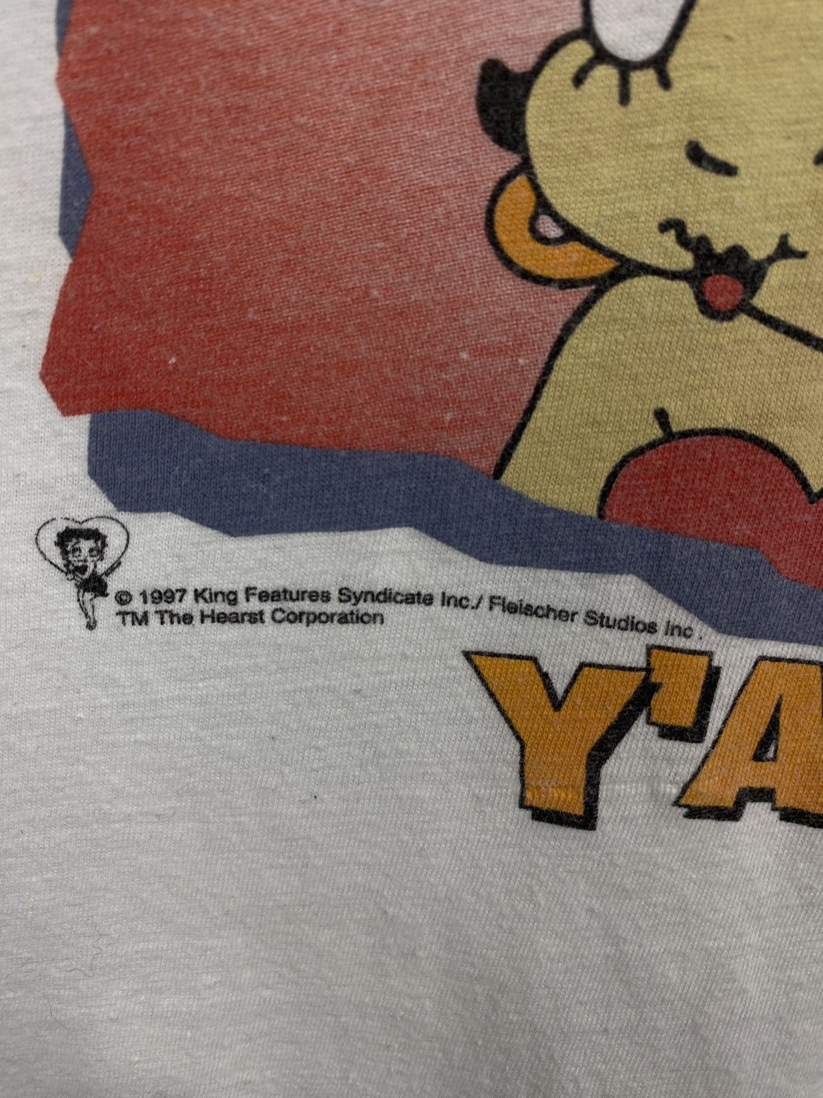 Cartoon Network 🇺🇸 Vintage 90s Betty Boop Plus Craquante Y’a Pas Movie tee Size US L / EU 52-54 / 3 - 4 Thumbnail