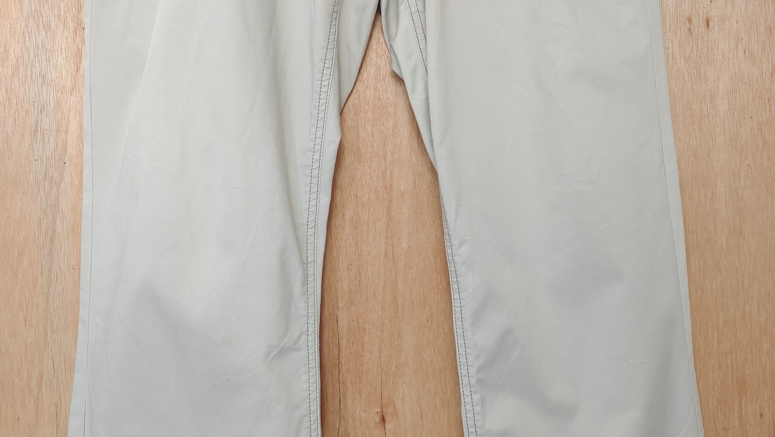 Burberry × If Six Was Nine BURBERRY BLACK LABEL KHAKI BEIGE SOFT COTTON PANTS JEANS Size 31" - 6 Thumbnail