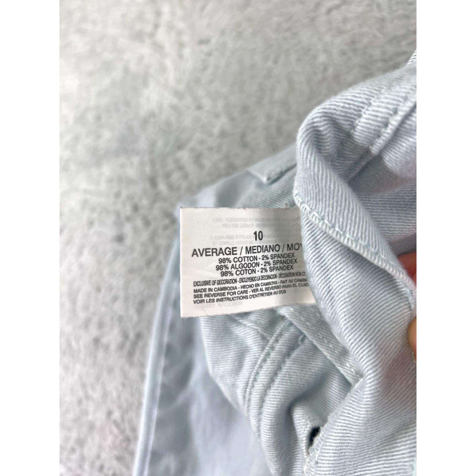Gloria Vanderbilt Gloria Vanderbilt Jeans Womens 10 Blue Denim 5-Pocket Design Regular Fit Cotton Blend Pockets Jeans Size 32" / US 10 / IT 46 - 4 Thumbnail