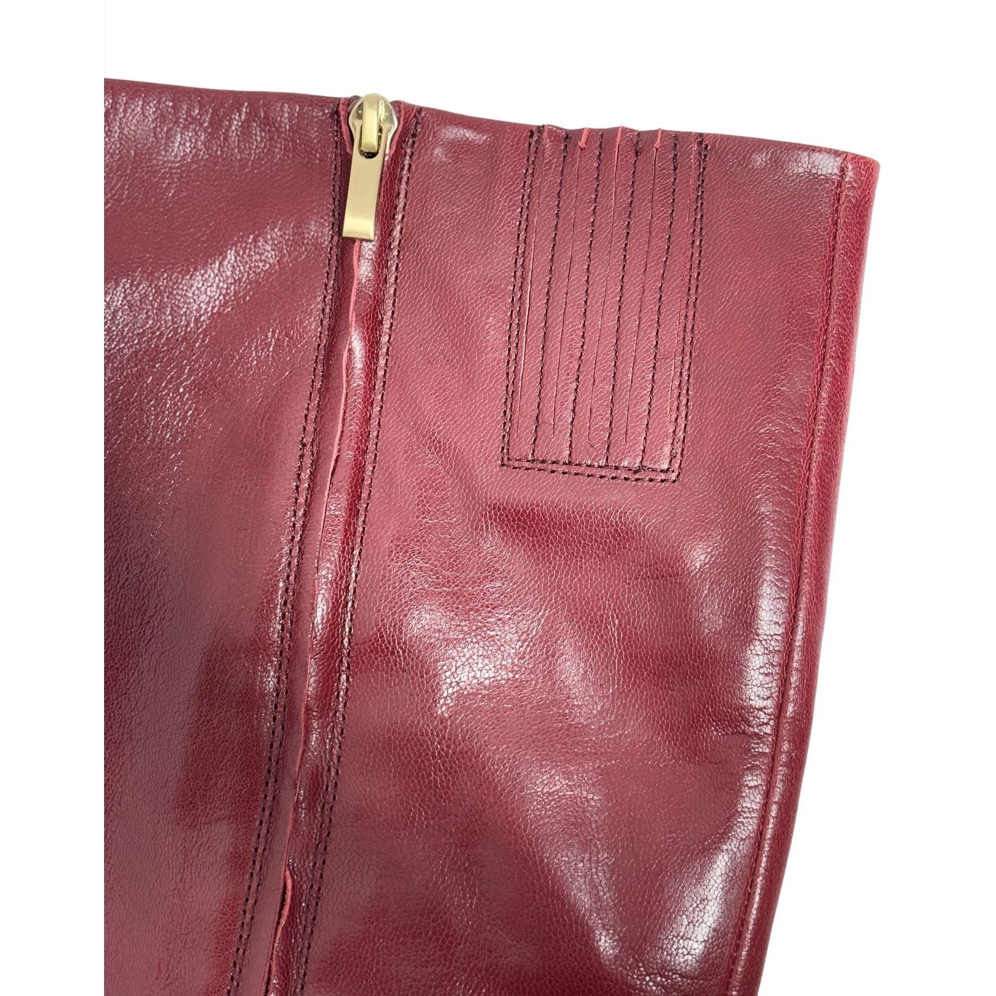 FRANCO SARTO L-Palermo Burgundy Leather Tall Boots W