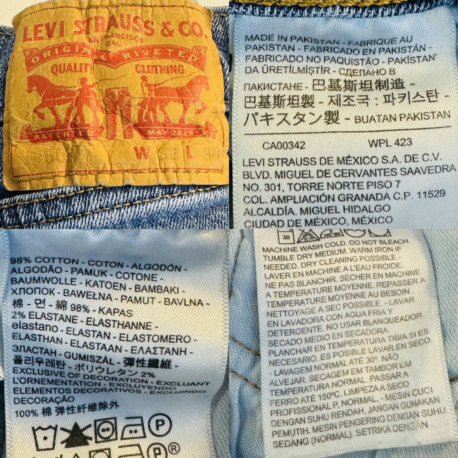 Levi's Levi's 505 Jeans Mens 32x30 Blue Medium Wash Tapered Slim Denim Zip Fly Size US 32 / EU 48 - 8 Thumbnail