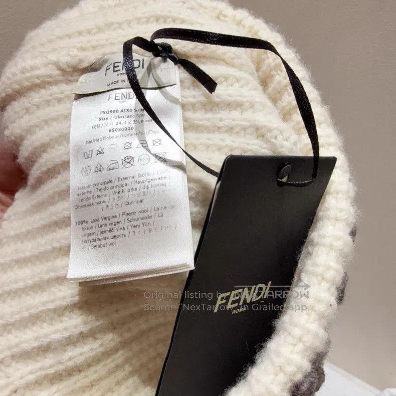 Fendi Fendi Beanie Size ONE SIZE - 5 Thumbnail