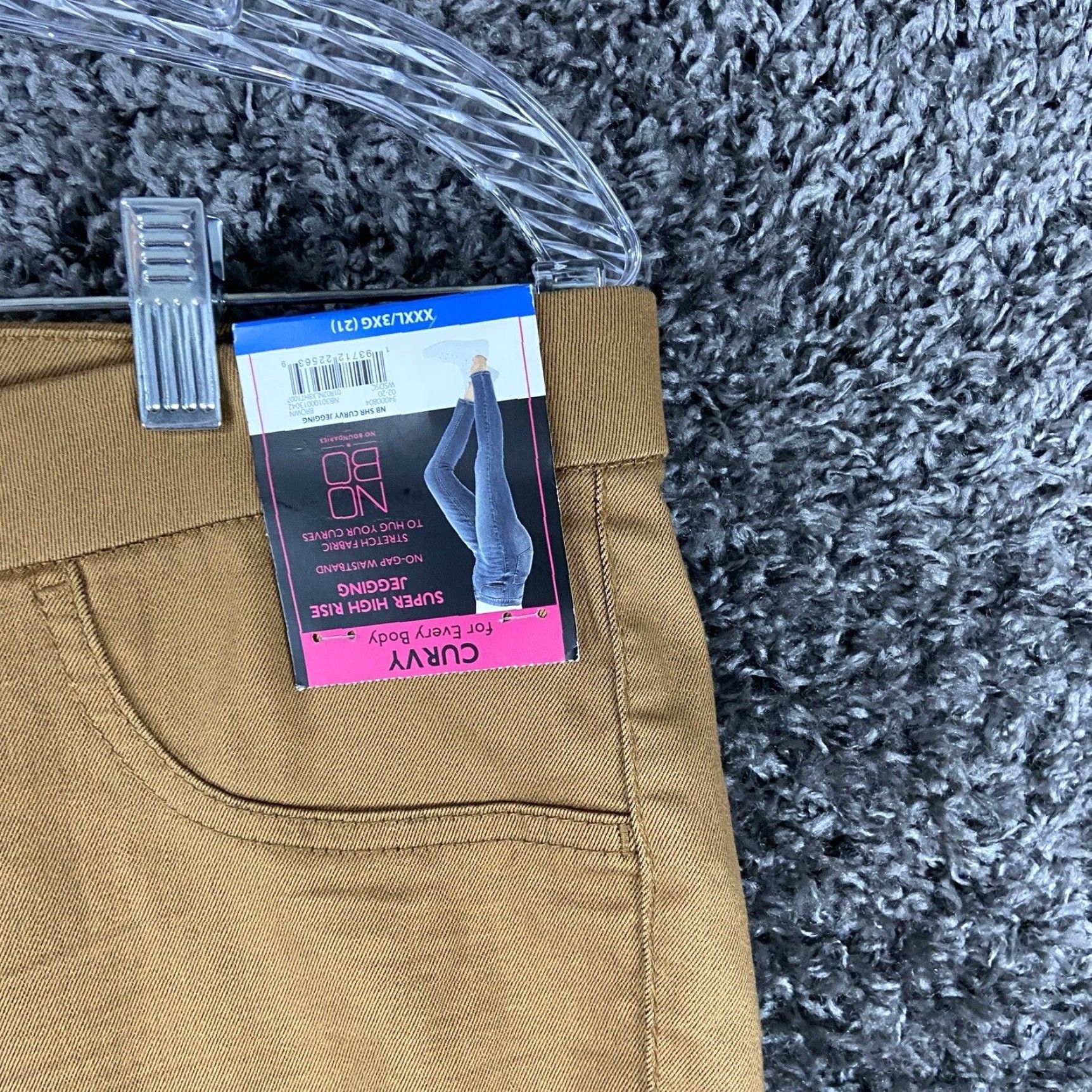 Gap VINTAGE? No, it's Gap No Boundaries Super High Rise Jegging No Gap Waistband Curvy Women's 3XL Brown Jeans Size 40" / US 18 - 3 Thumbnail