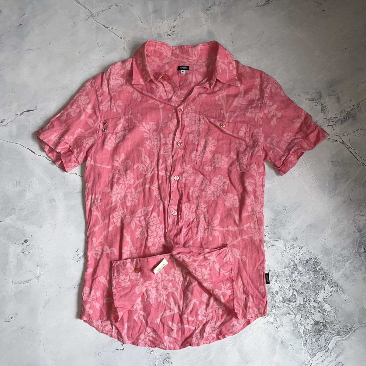 Versace Jeans Couture × Vintage Versace Hawaiian Shirt Size US M / EU 48-50 / 2 - 1 Thumbnail
