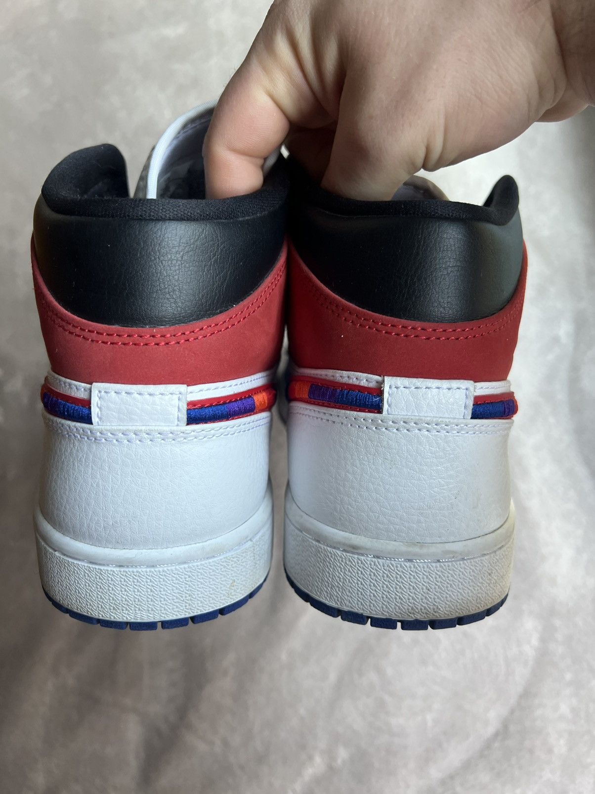 Jordan Brand × Nike Jordan 1 Mid Multi-Color Swoosh Size US 10 / EU 43 - 5 Thumbnail