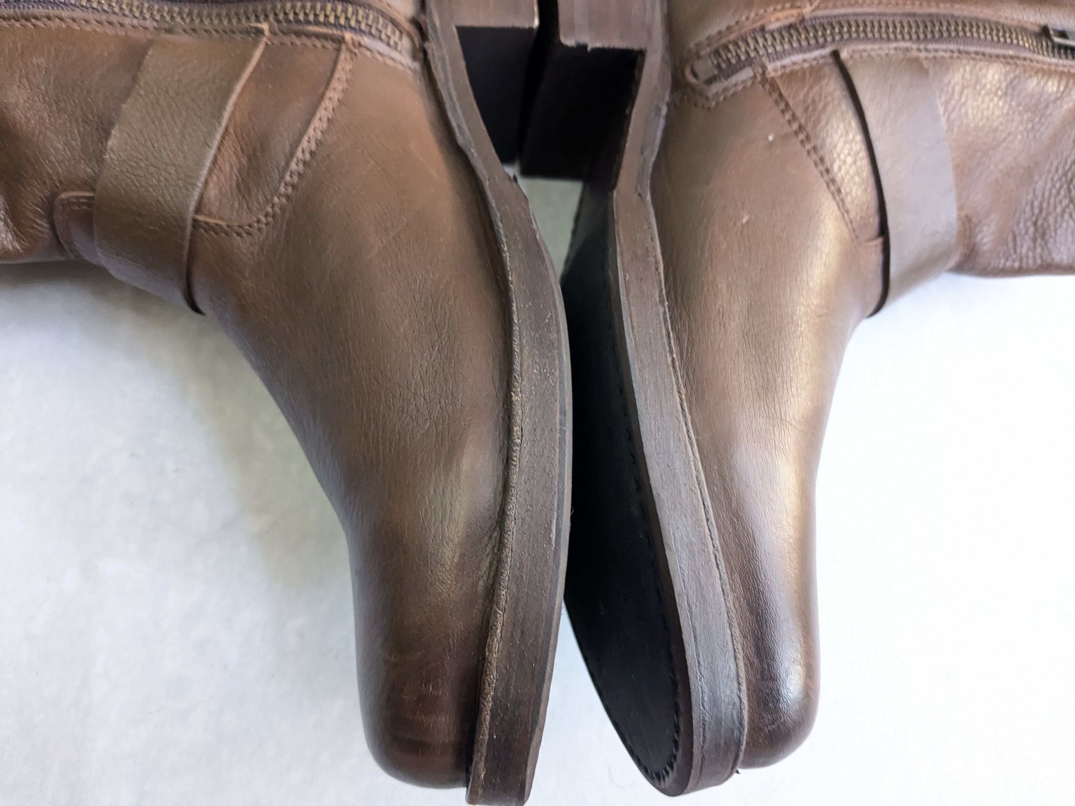 Frye Frye Engineer Boots Brown Suede Leather 7 Leather Buckle Size US 7 / EU 40 - 11 Thumbnail