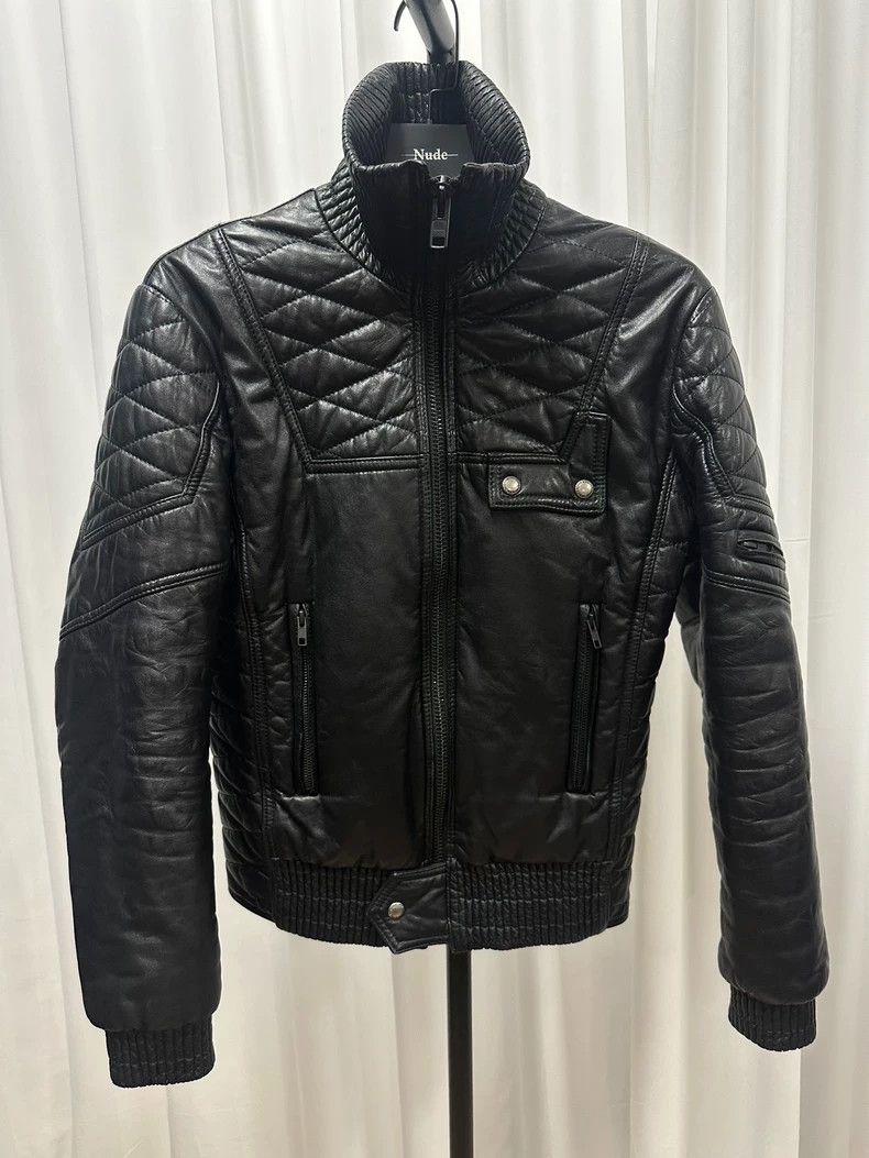 JUNYA WATANABE Leather Bates Jacket Junya Watanabe Vanson Star