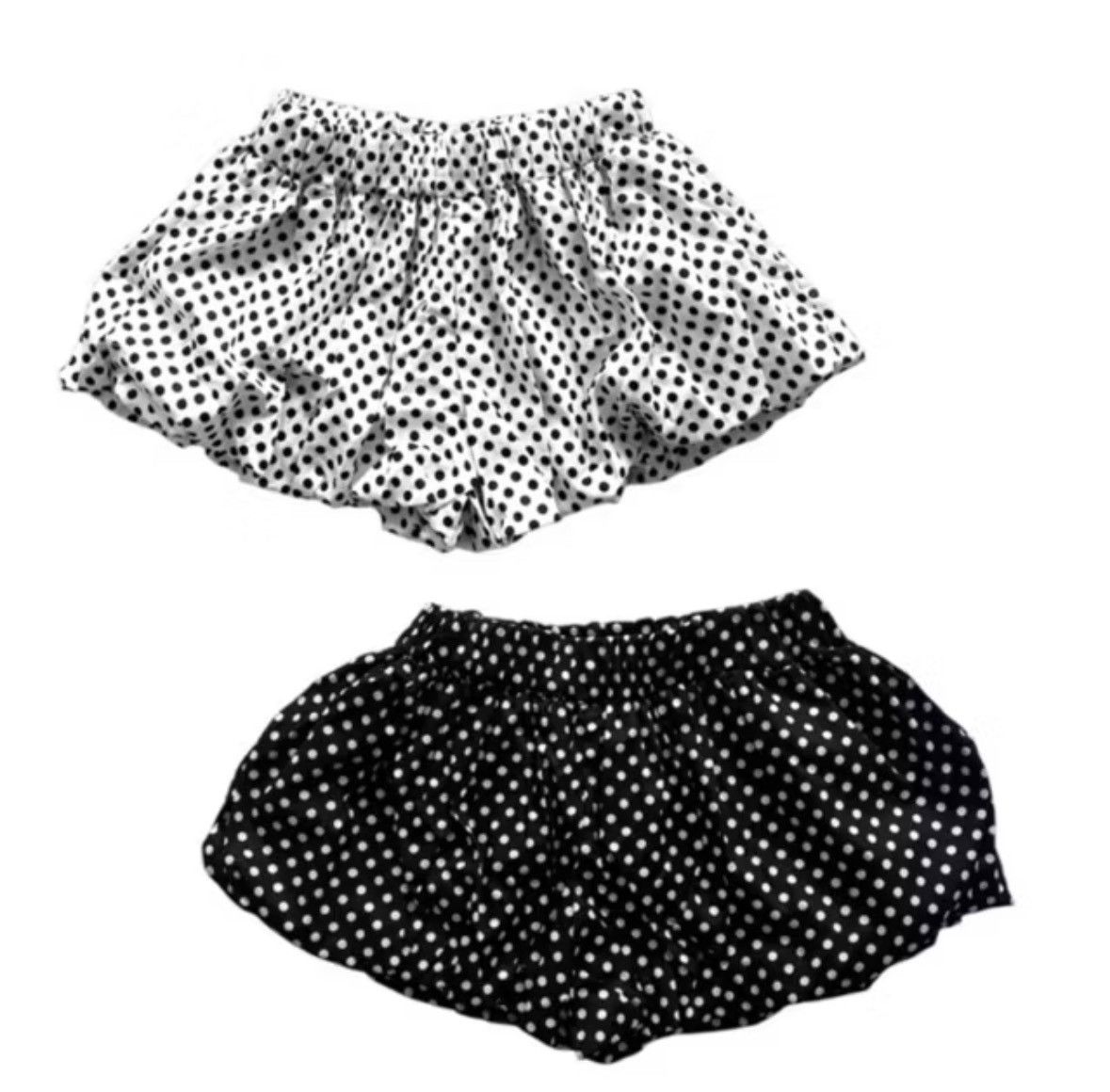 Japanese Brand Balloon Skirt Shorts Polka Dots Size 40" / US 18 - 1 Thumbnail