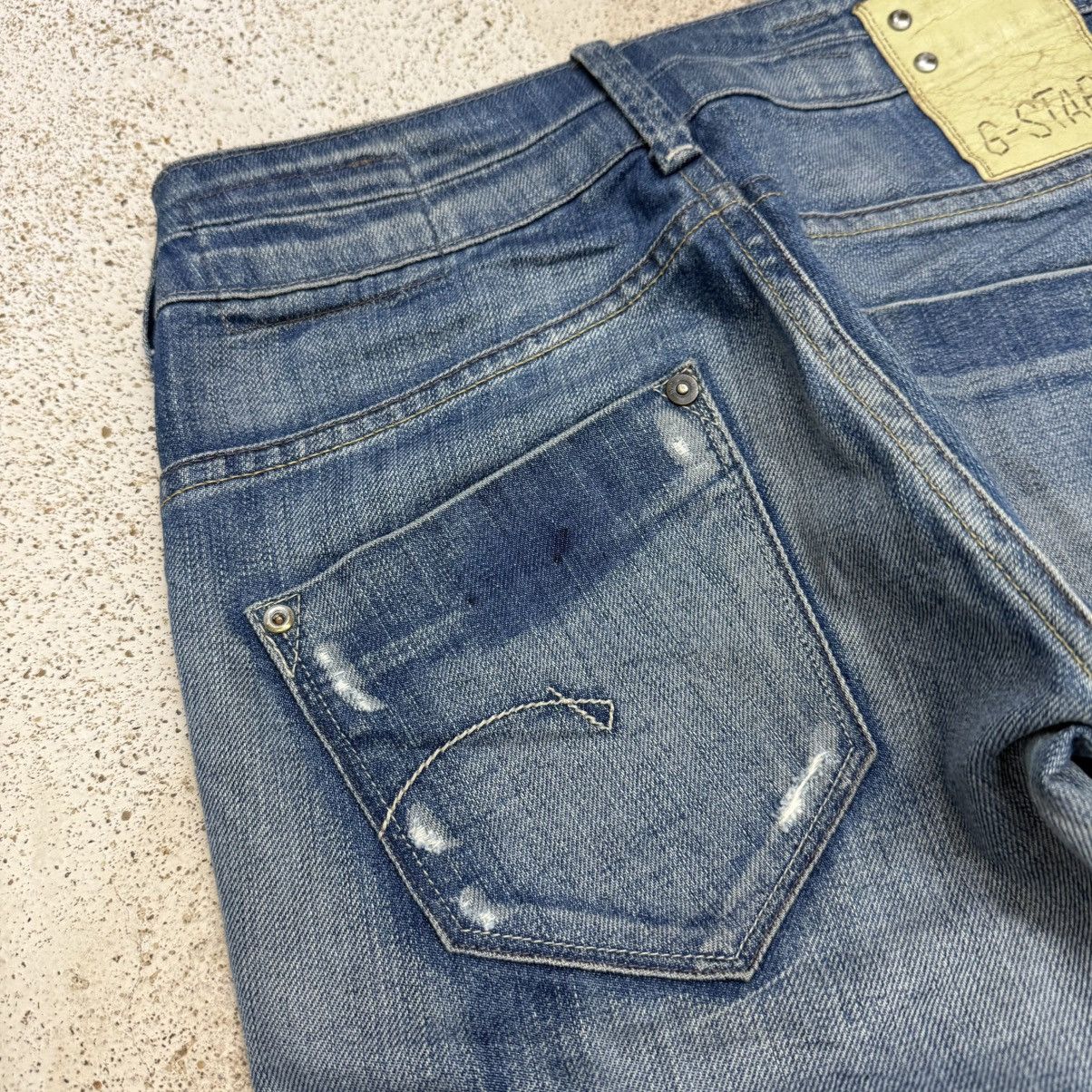 G-Star G-Star Raw Two Tone Defect Look Denim Pants Size 24" / US 00 / IT 34 - 15 Thumbnail