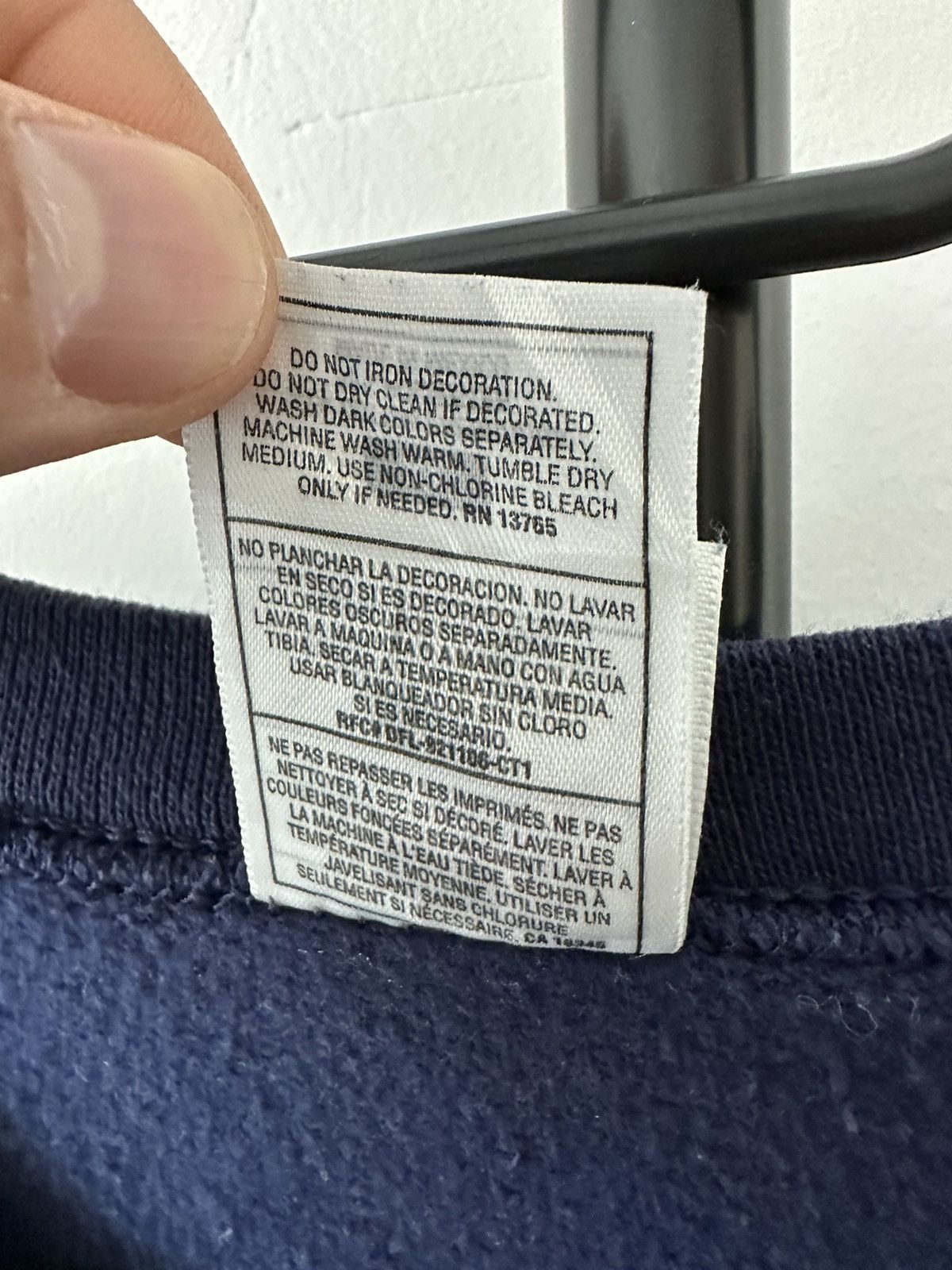 Fruit Of The Loom 90’s Chicago fruit of the loom crew neck navy sweatshirt Size US XL / EU 56 / 4 - 10 Thumbnail