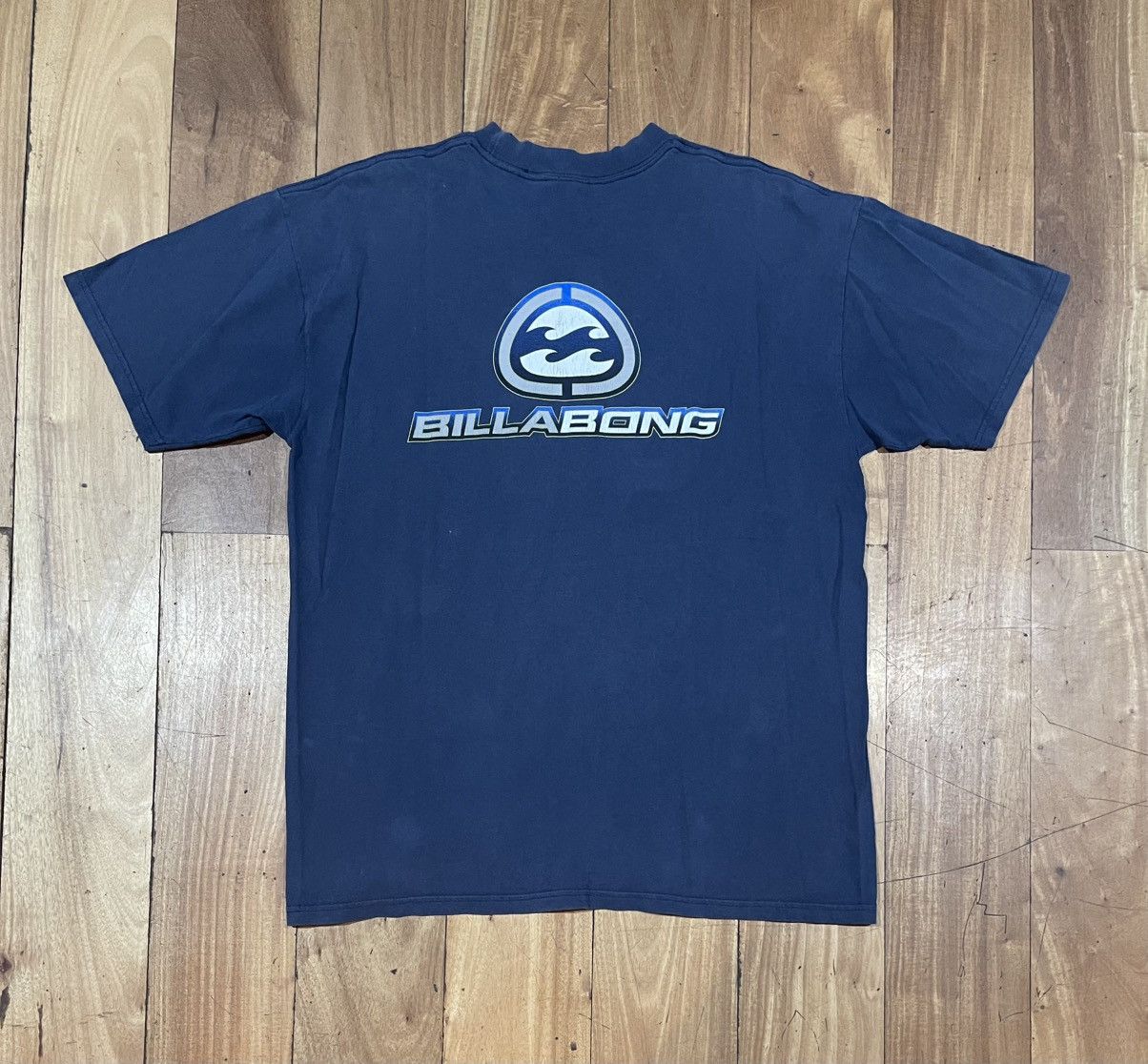 Quicksilver Vintage Billabong Blue Shirt L Y2k surf Skater arre Size US L / EU 52-54 / 3 - 3 Thumbnail