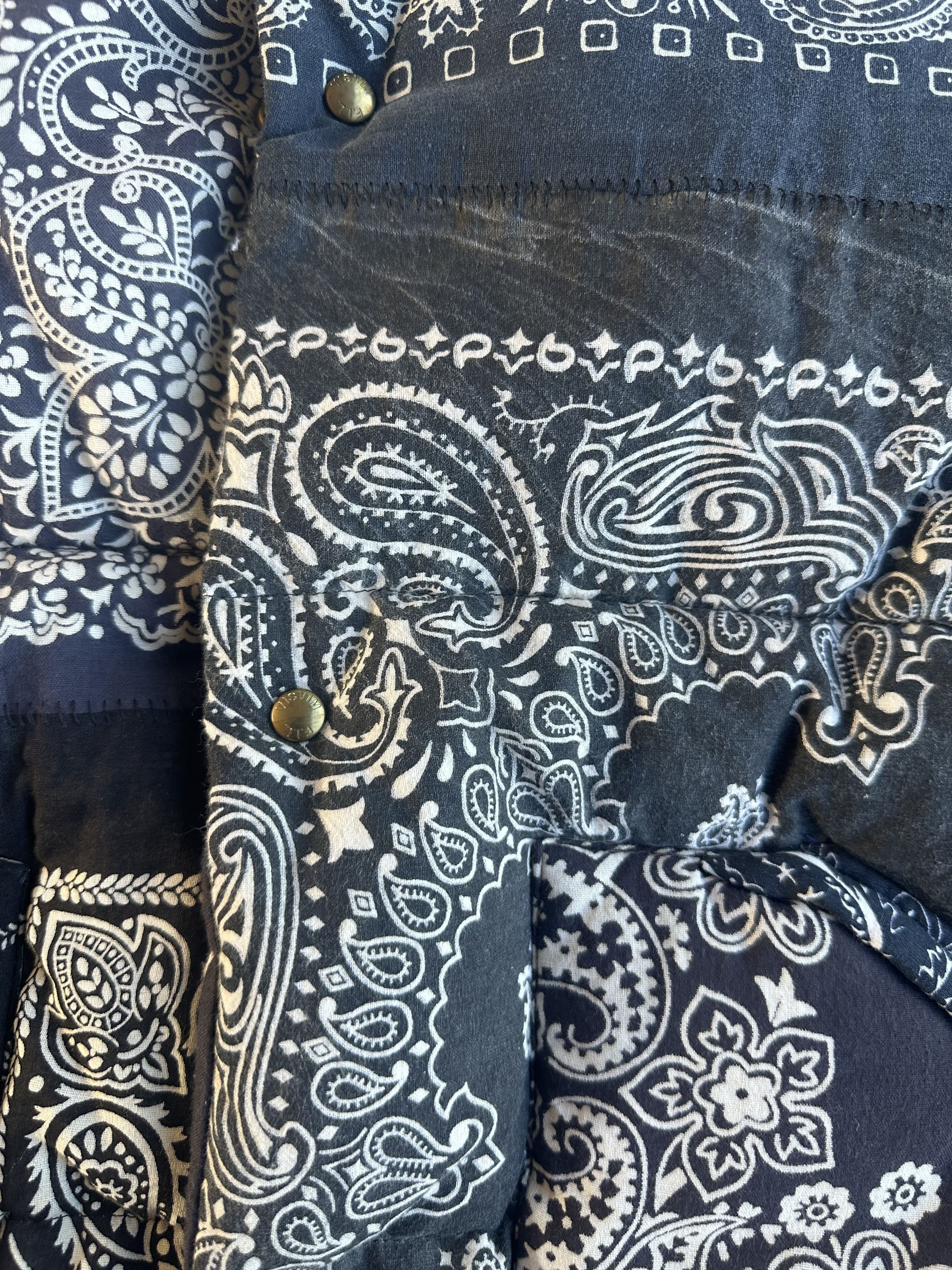 Visvim Vintage Black Bandana Vest Size US L / EU 52-54 / 3 - 6 Thumbnail