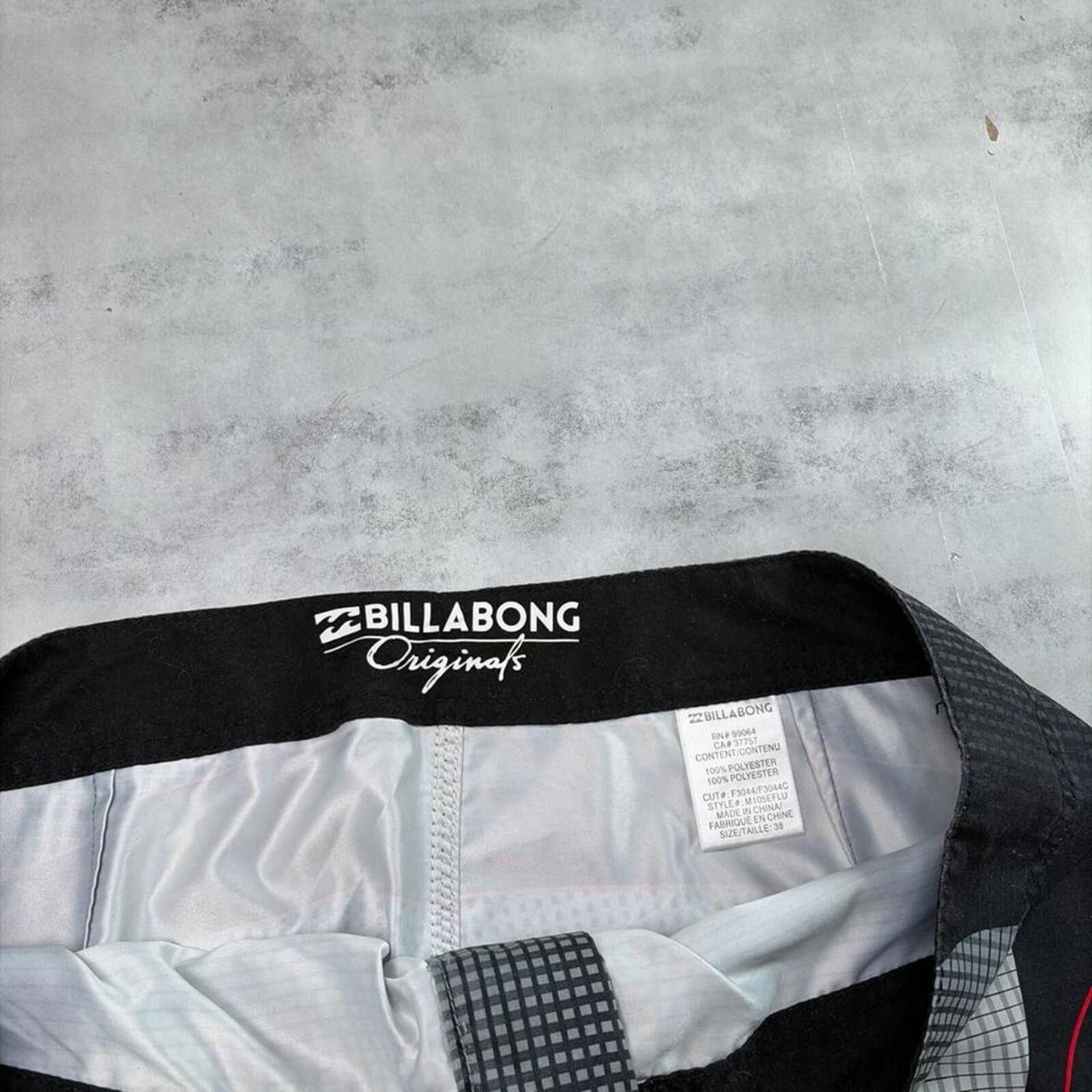 Billabong Y2K Grey Billabong Surf Grunge Baggy Board Shorts Size US 38 / EU 54 - 5 Thumbnail
